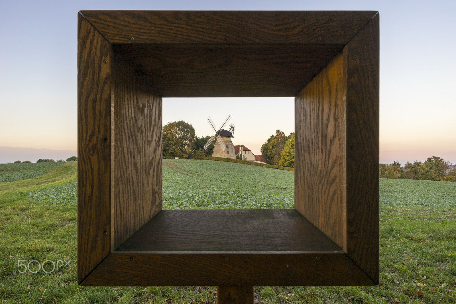 E 21mm F2.8 sample photo. Rodenberg windmill photography