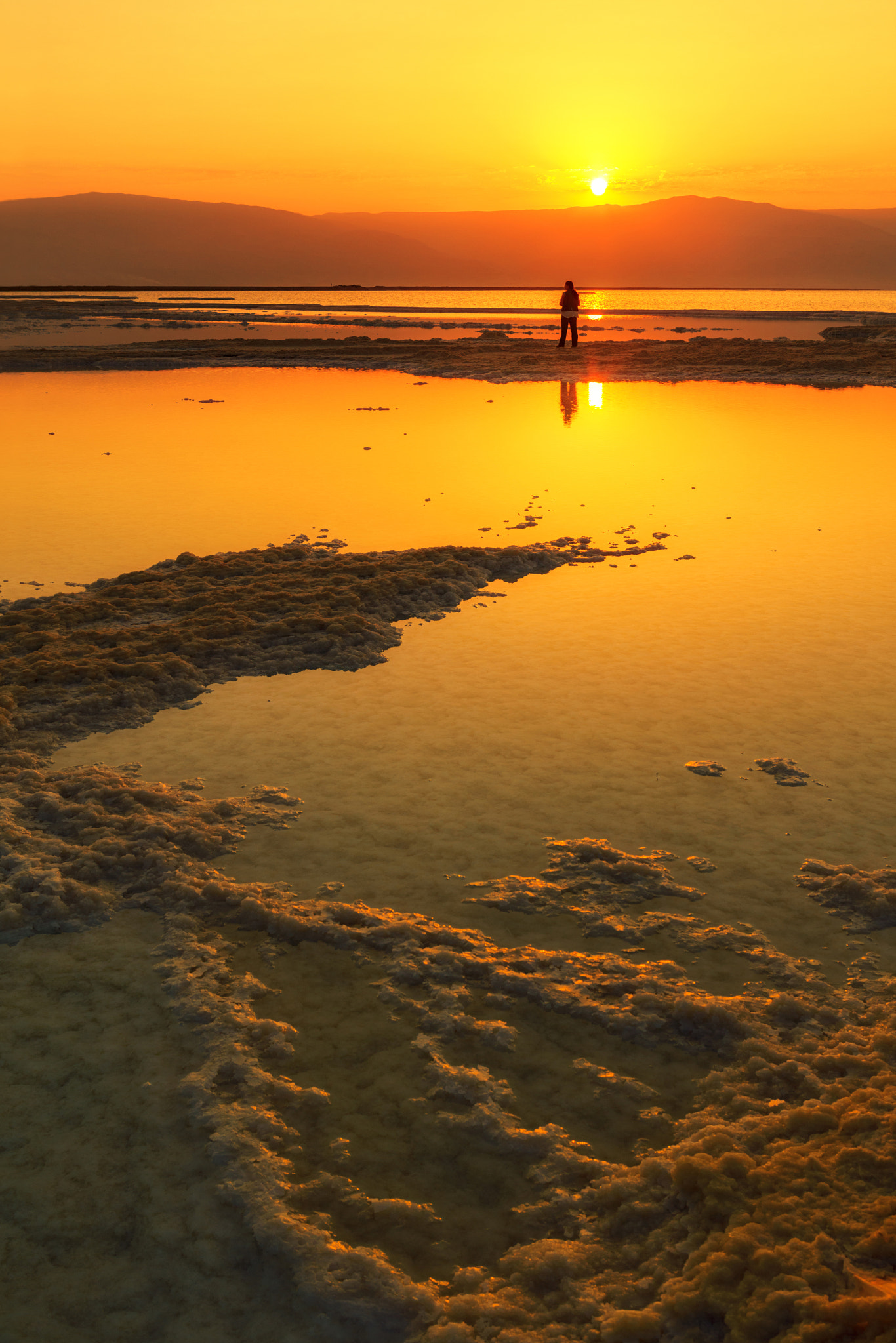 Canon EOS 5DS + Canon EF 24-70mm F2.8L USM sample photo. Sunrise at the dead sea photography