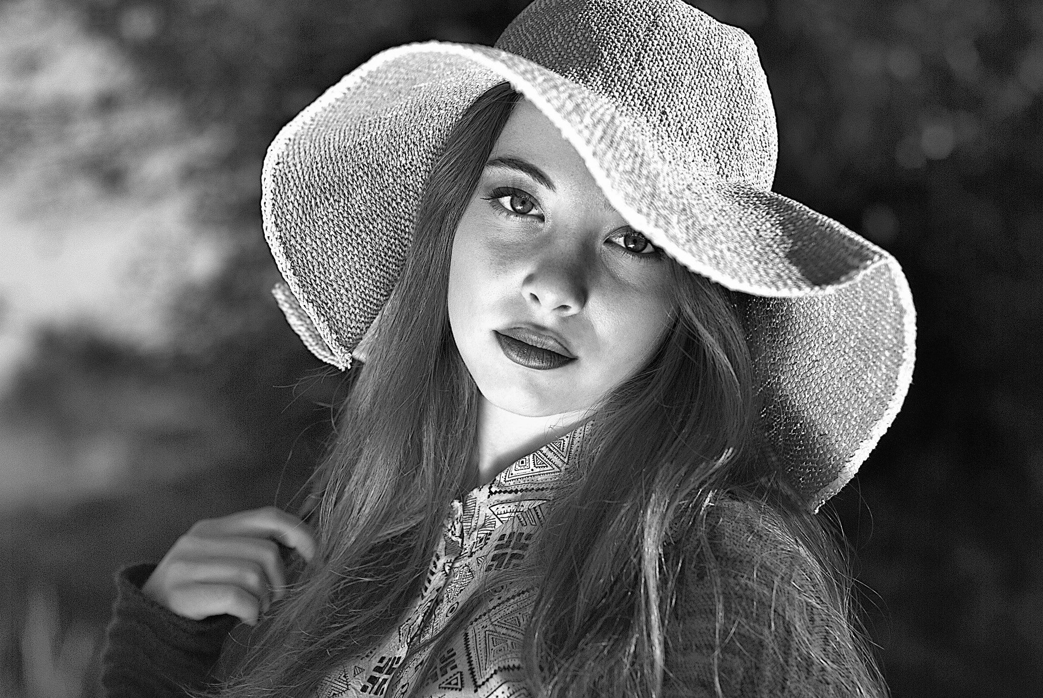 Nikon D80 sample photo. Mila b&w photography