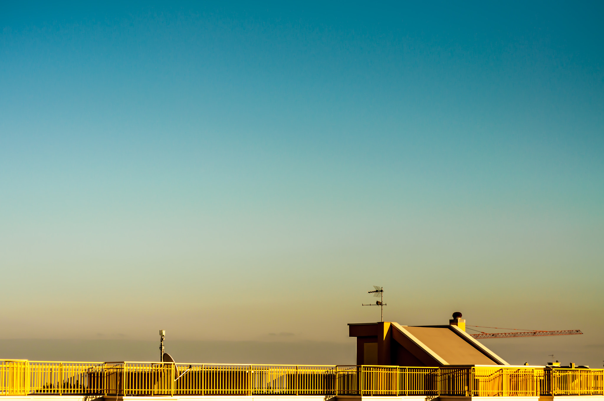 Nikon D90 + AF Nikkor 50mm f/1.8 sample photo. Roof terrace photography