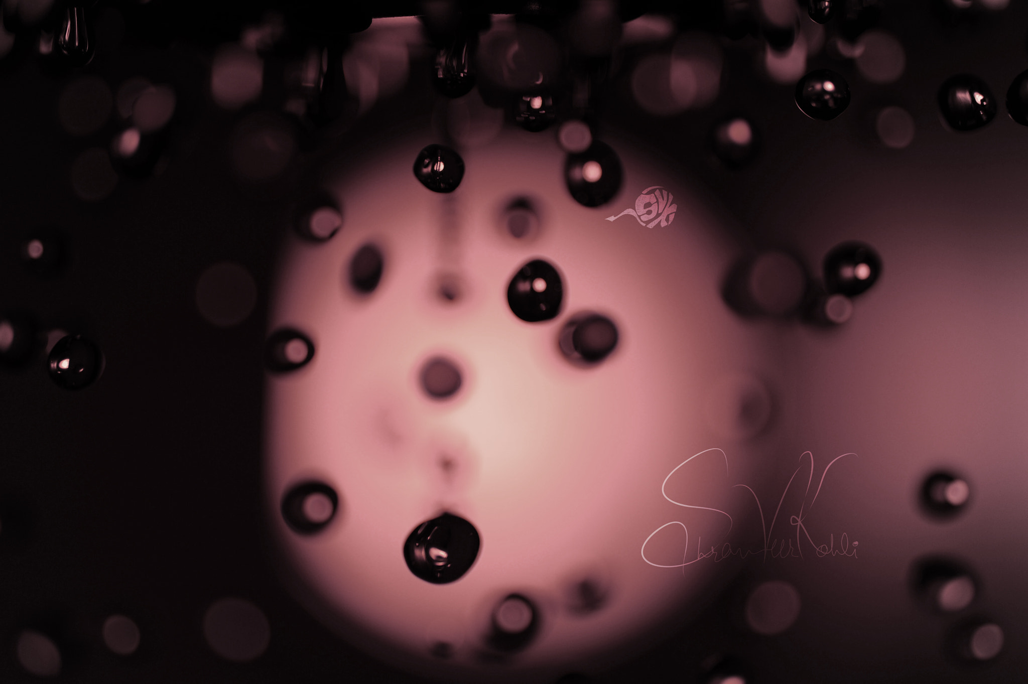 Nikon AF Micro-Nikkor 60mm F2.8D sample photo. Pearl drops photography