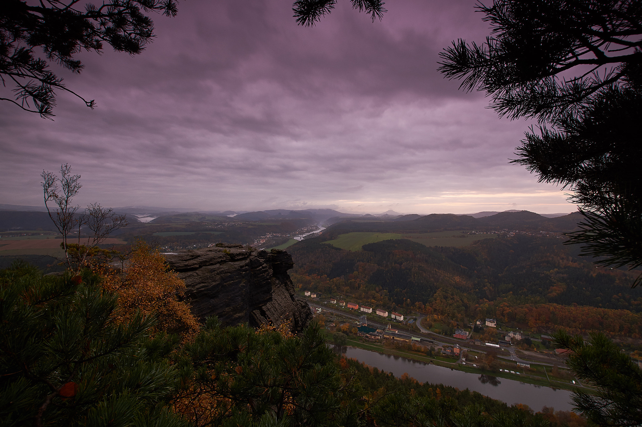 Sony SLT-A58 + 10-20mm F3.5 sample photo. Blick vom lilienstein photography