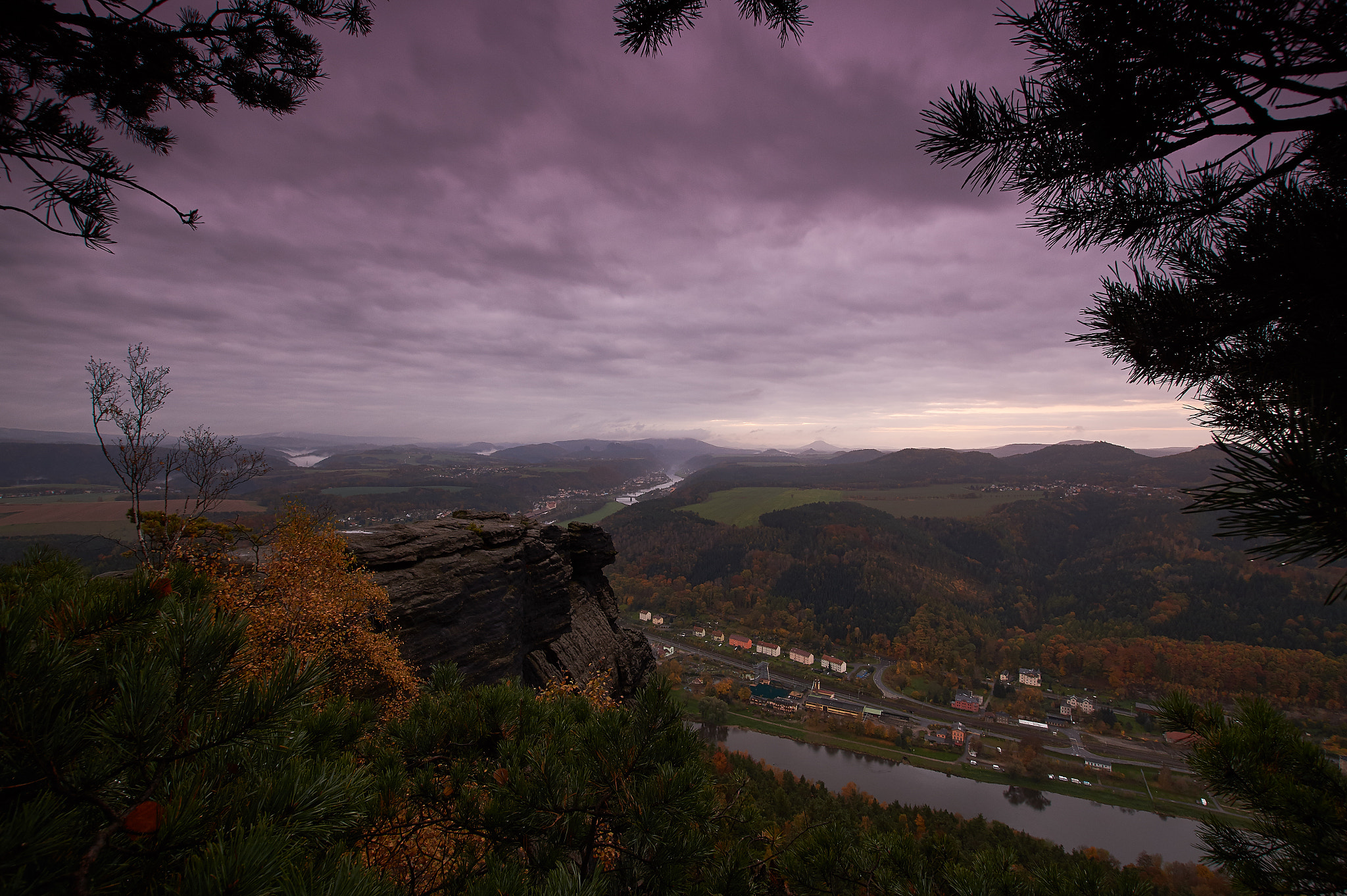 10-20mm F3.5 sample photo. Blick vom lilienstein photography