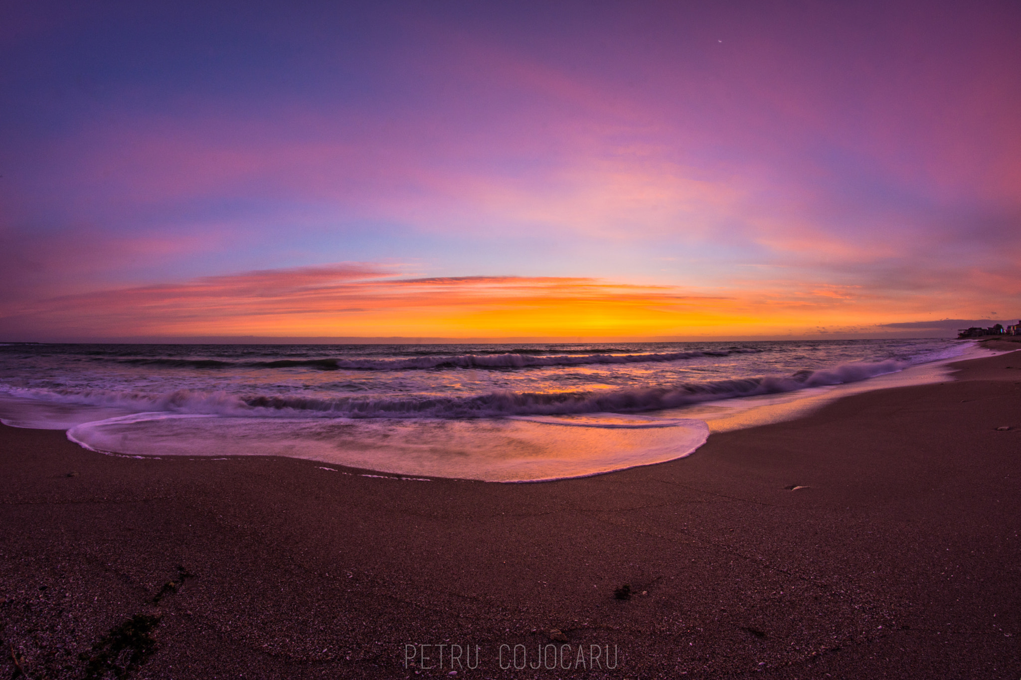 Nikon D7200 + Samyang 8mm F3.5 Aspherical IF MC Fisheye sample photo. Sunrise over vama veche photography