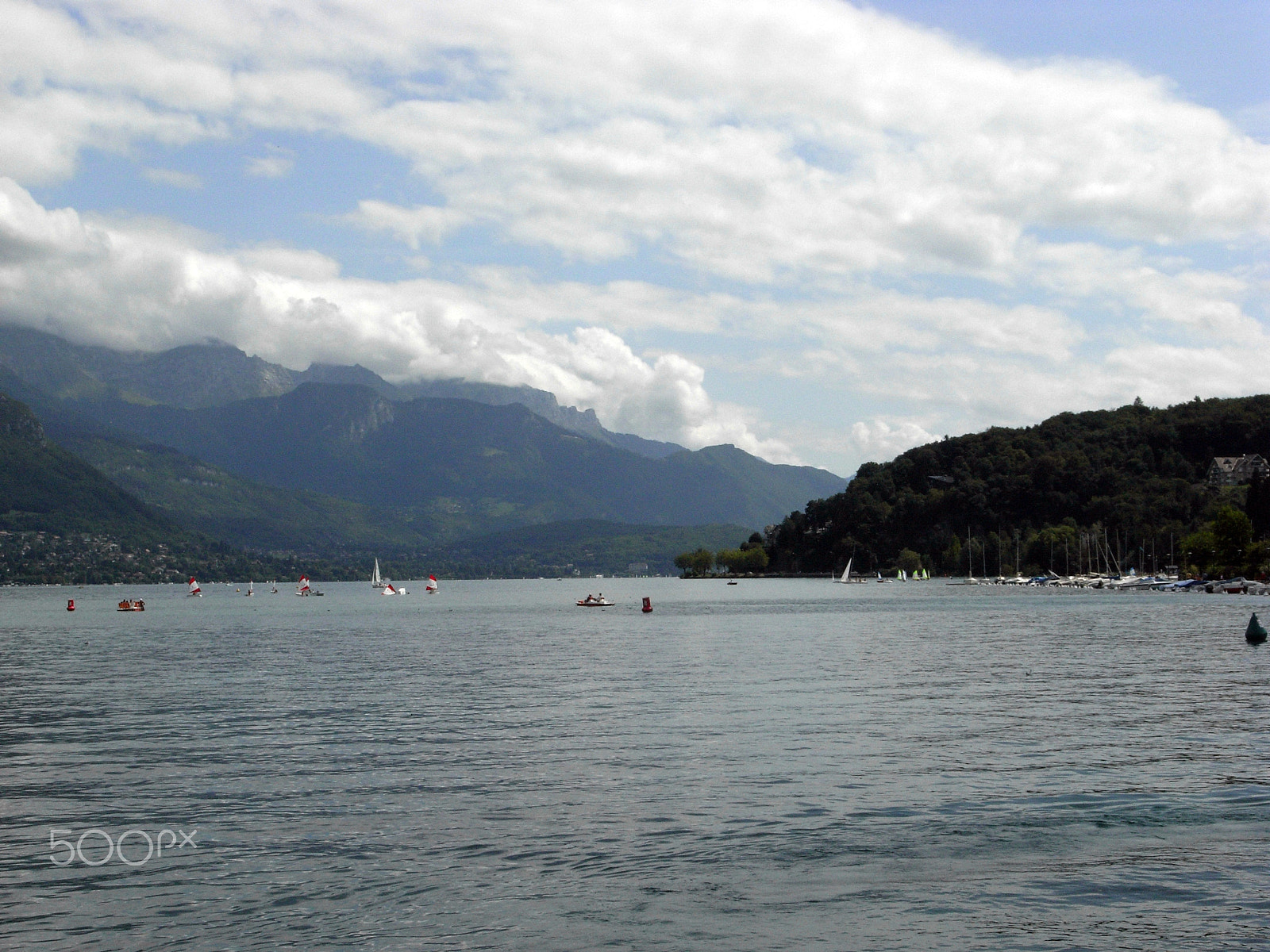 Ricoh Caplio R6 sample photo. Lac d' anncey photography