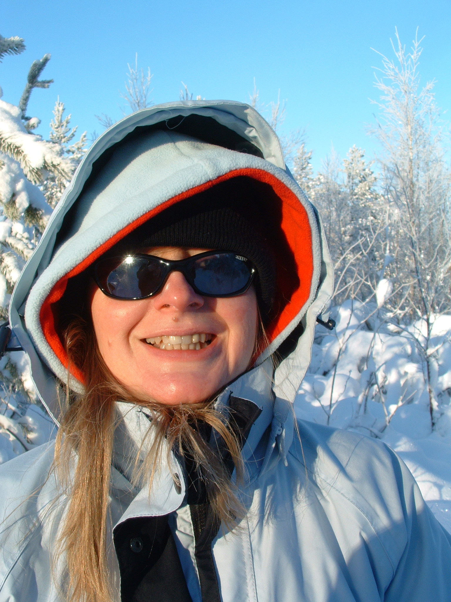 Fujifilm FinePix S304 sample photo. Sue in finnish lapland. photography