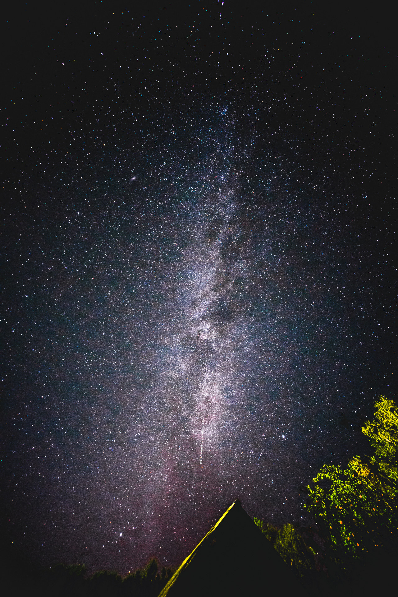 Sony a7R II + Sony E 10-18mm F4 OSS sample photo. Milky way in the country 2 photography
