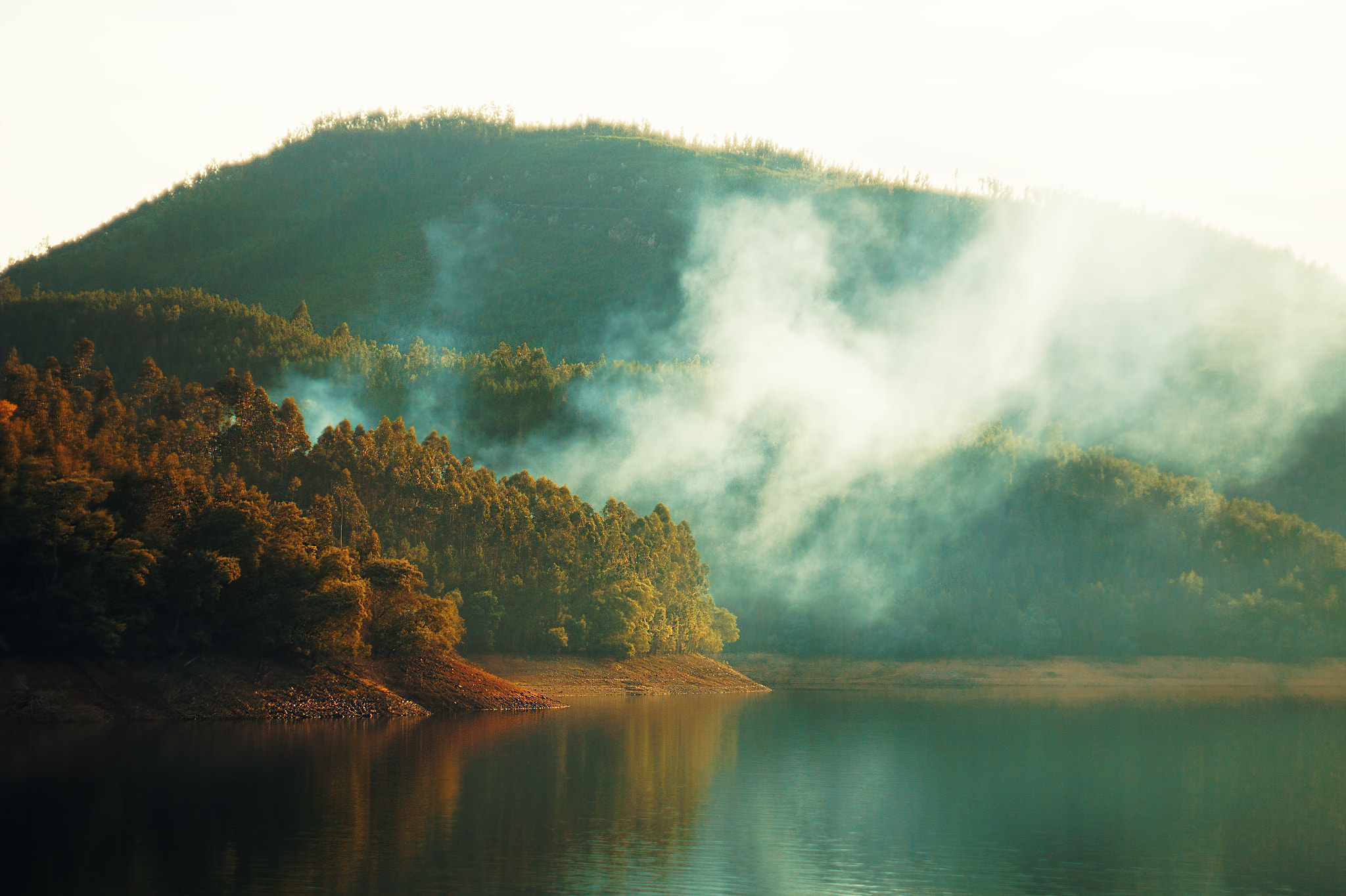 Canon EF 35-80mm f/4-5.6 sample photo. Fog mountain photography