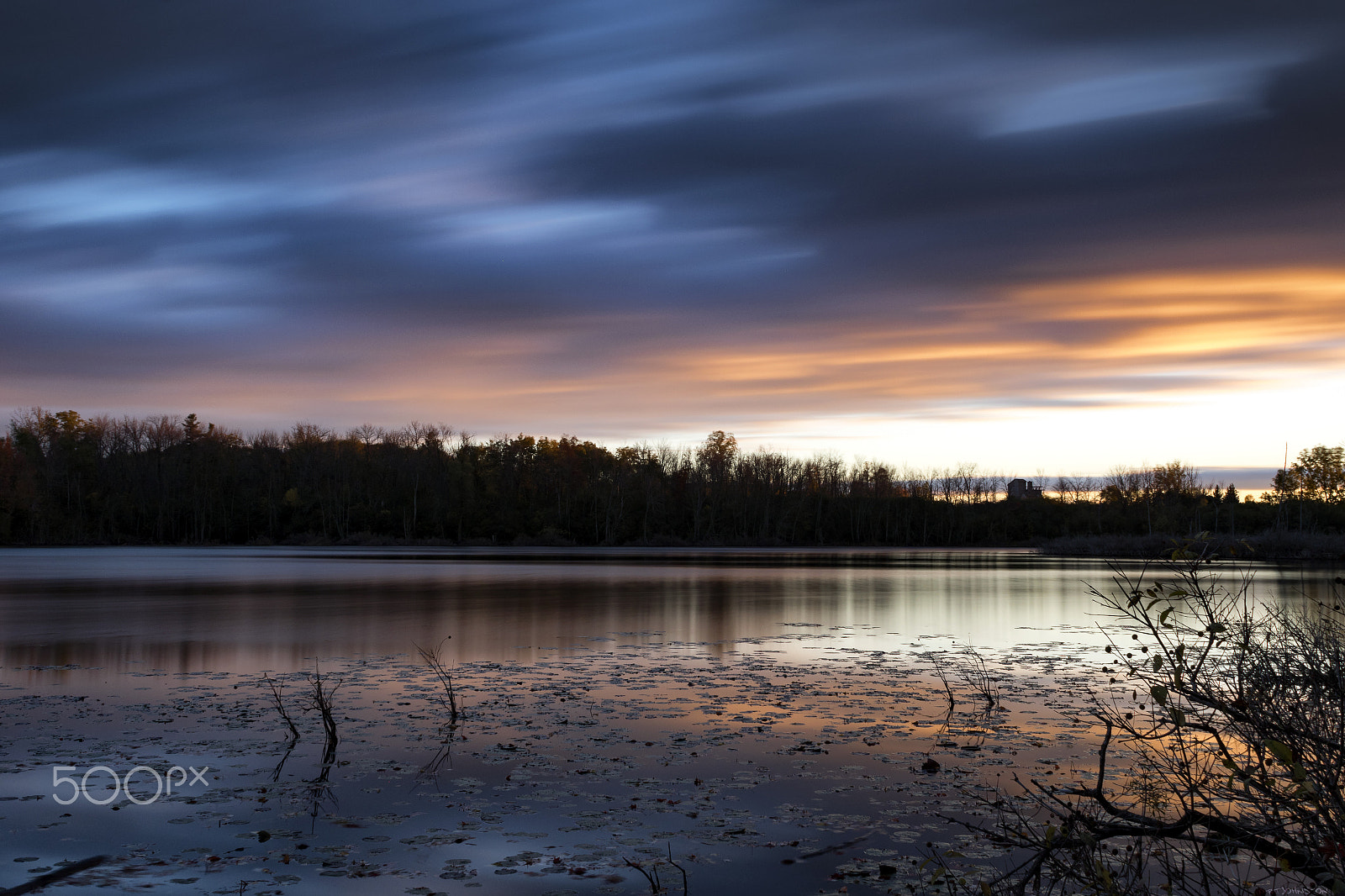 Canon EF 24mm f/1.4L sample photo. Long sunset photography