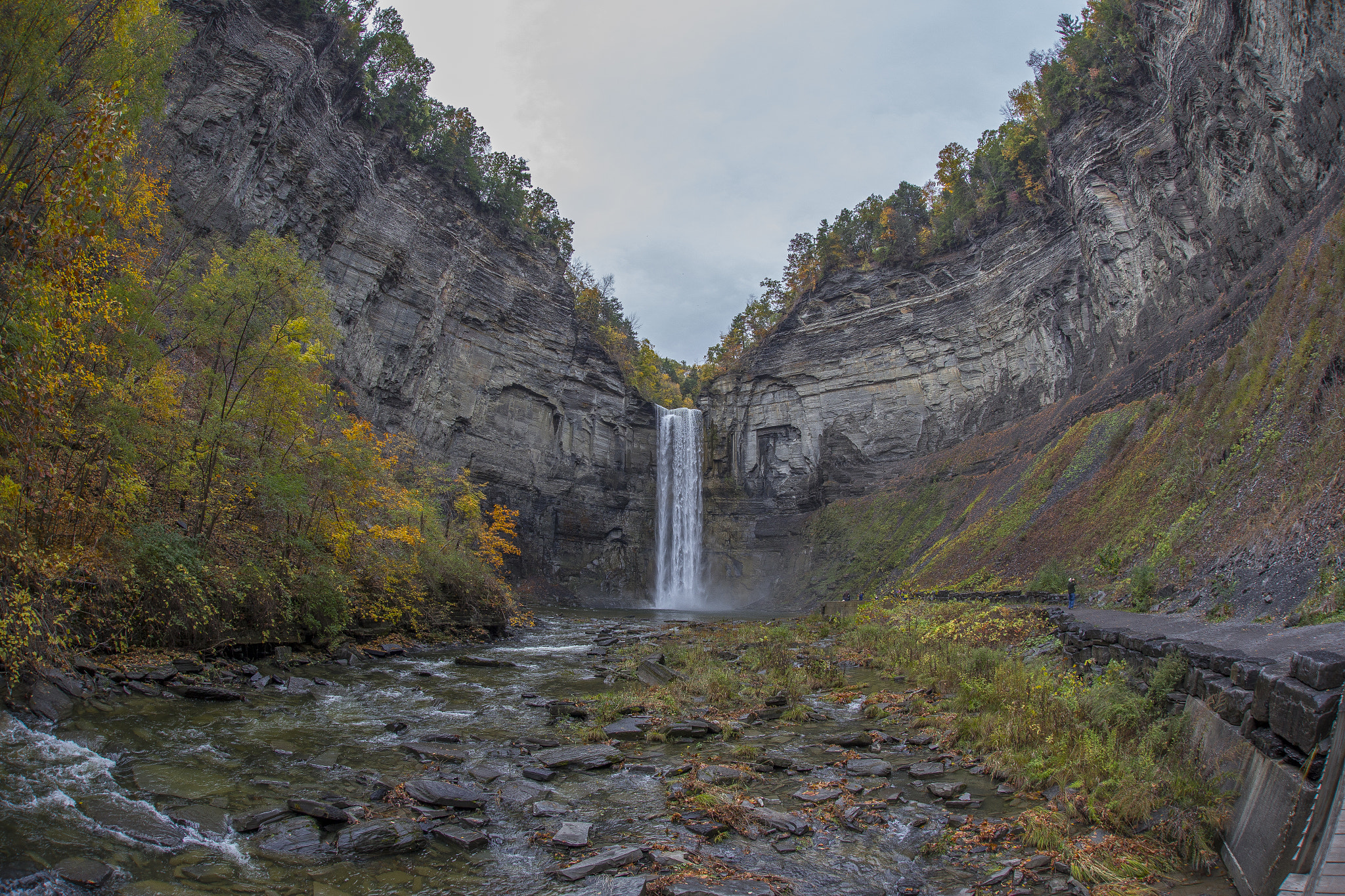 Canon EOS 6D + Sigma 15mm f/2.8 EX Fisheye sample photo. Taughannock falls state park photography