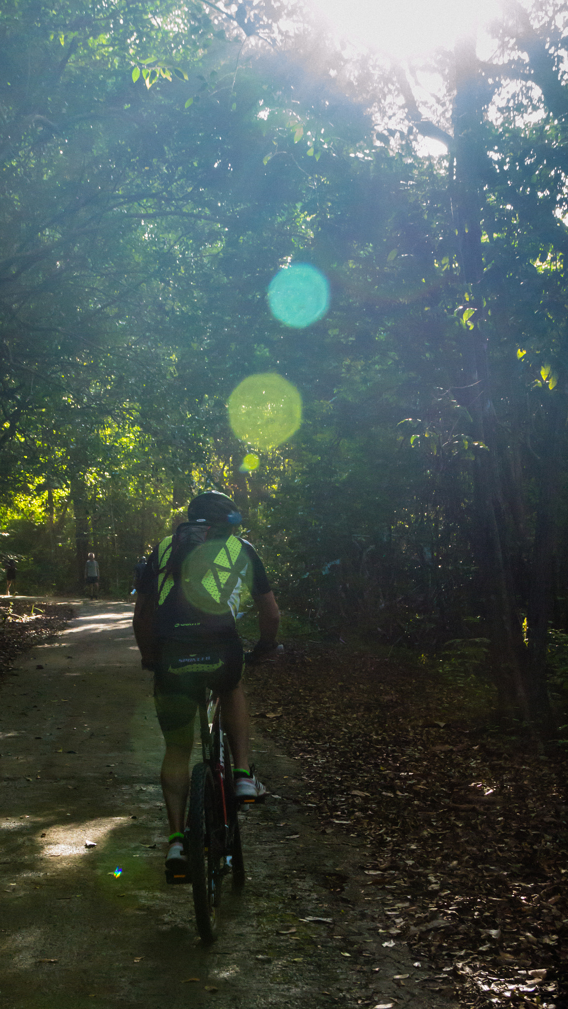 Nikon D3200 + Nikon PC-E Nikkor 24mm F3.5D ED Tilt-Shift sample photo. Biking in macqueripe photography