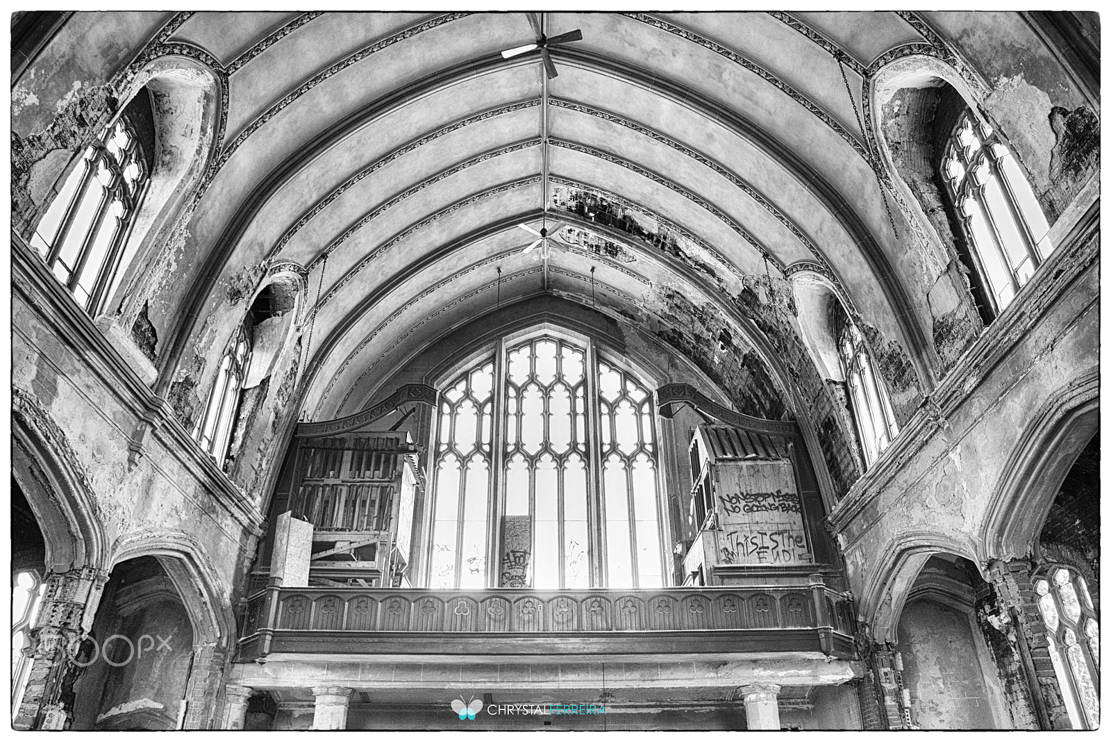 Nikon AF-S Nikkor 500mm F4D ED-IF II sample photo. St. agnes church, detroit photography