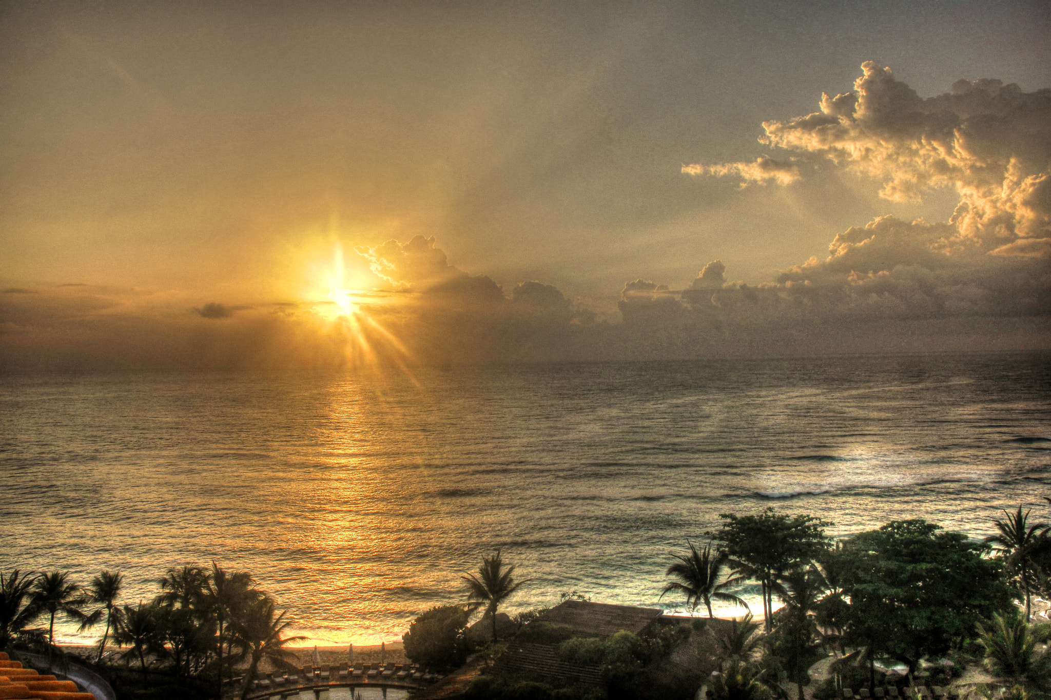 Canon EF 75-300mm F4.0-5.6 IS USM sample photo. Another sunrise in nusa dua photography