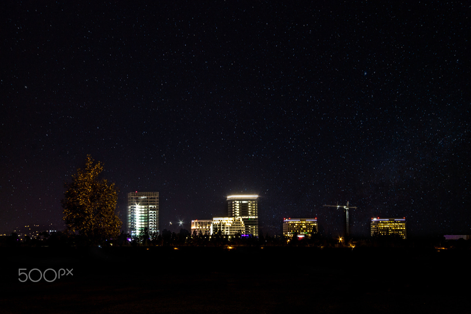 Canon EF-S 18-200mm F3.5-5.6 IS sample photo. Lights of irvine photography