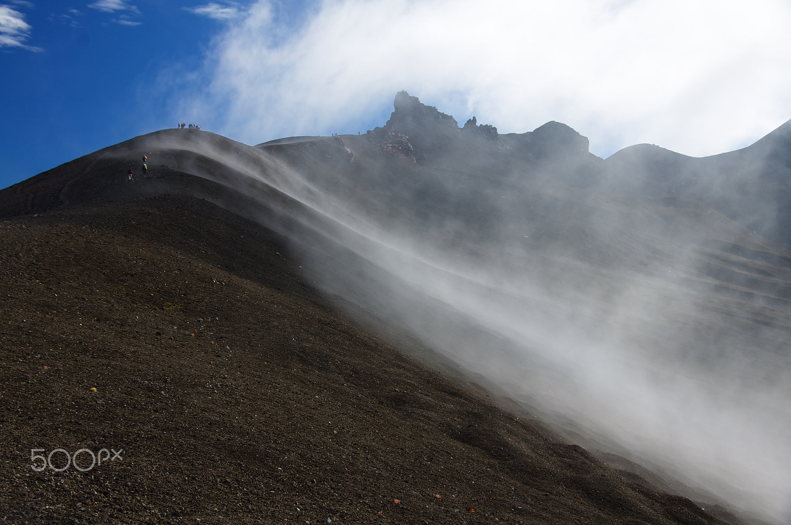 Sony Alpha DSLR-A580 sample photo. Way up to the summit photography