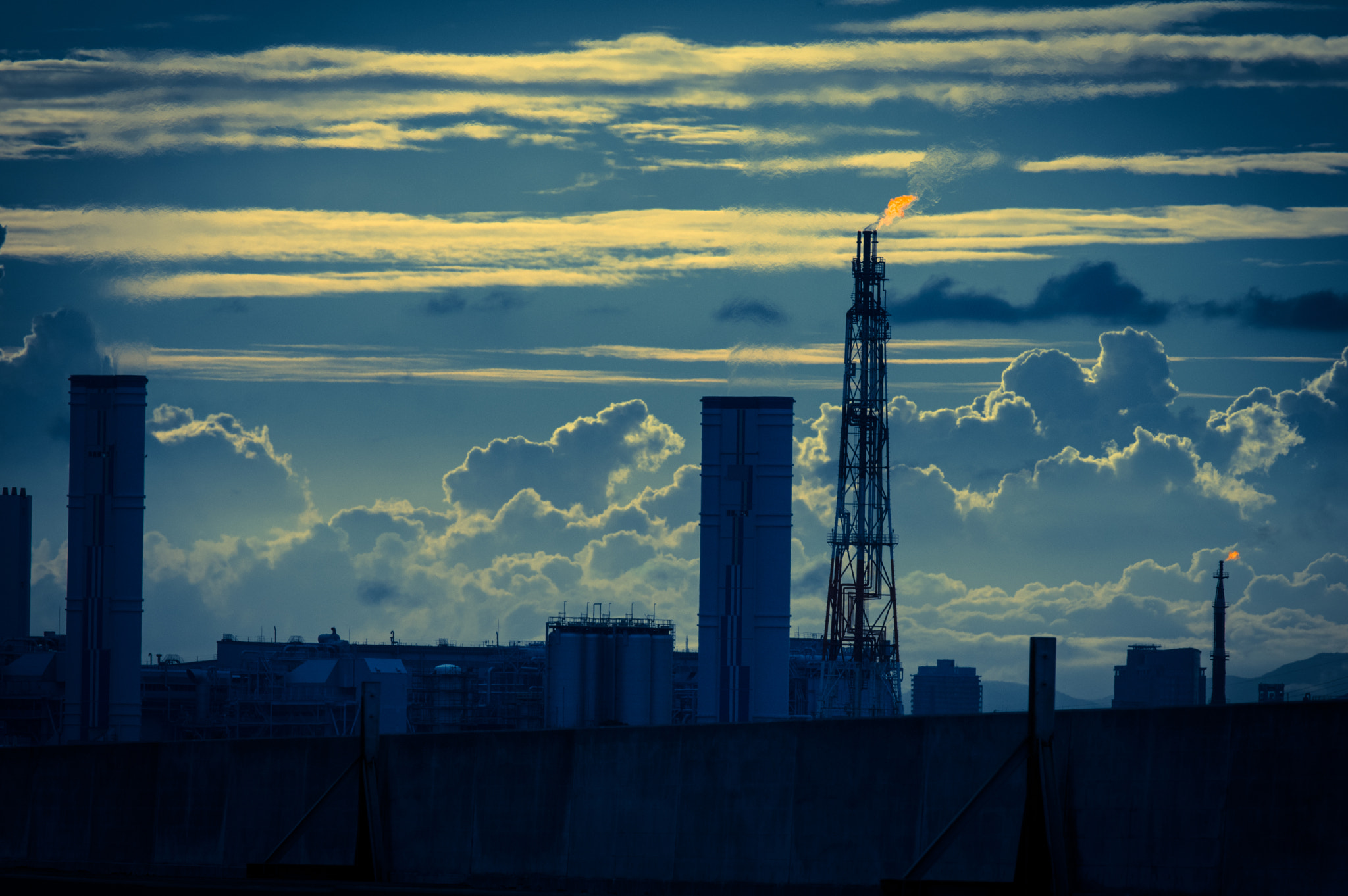 Pentax smc DA* 300mm F4.0 ED (IF) SDM sample photo. Kawasaki industrial area1 photography