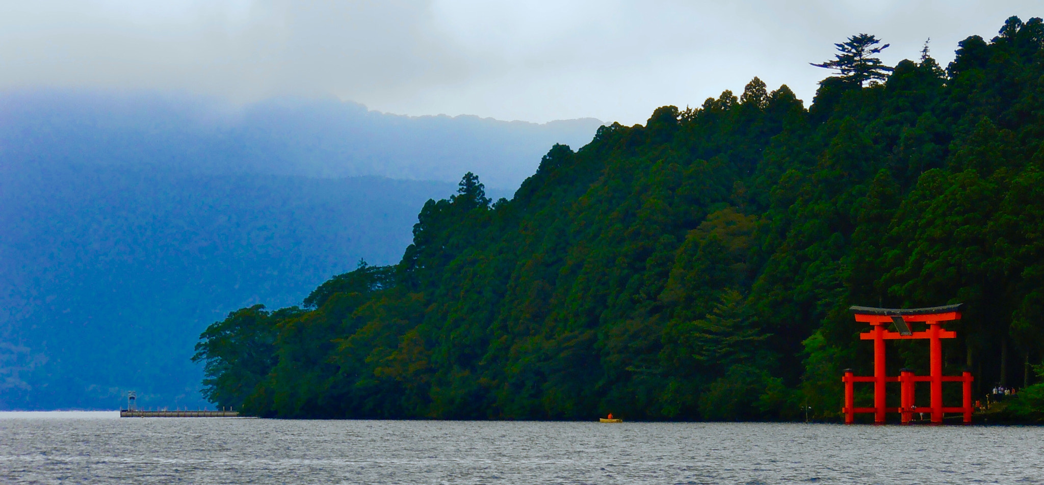 Olympus VR310,D720 sample photo. Sacred lake - japan photography