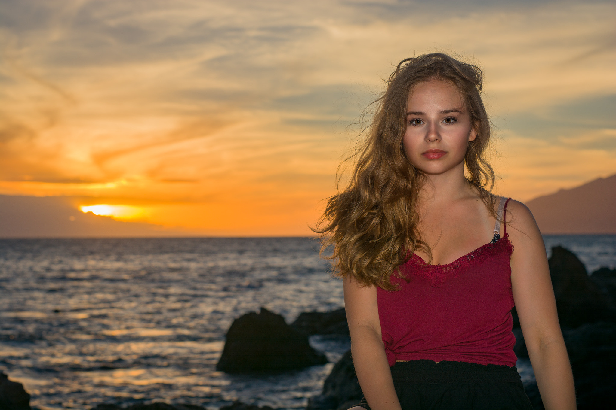 Nikon D7100 + Sigma 50mm F1.4 DG HSM Art sample photo. Hawaiian sunset photography