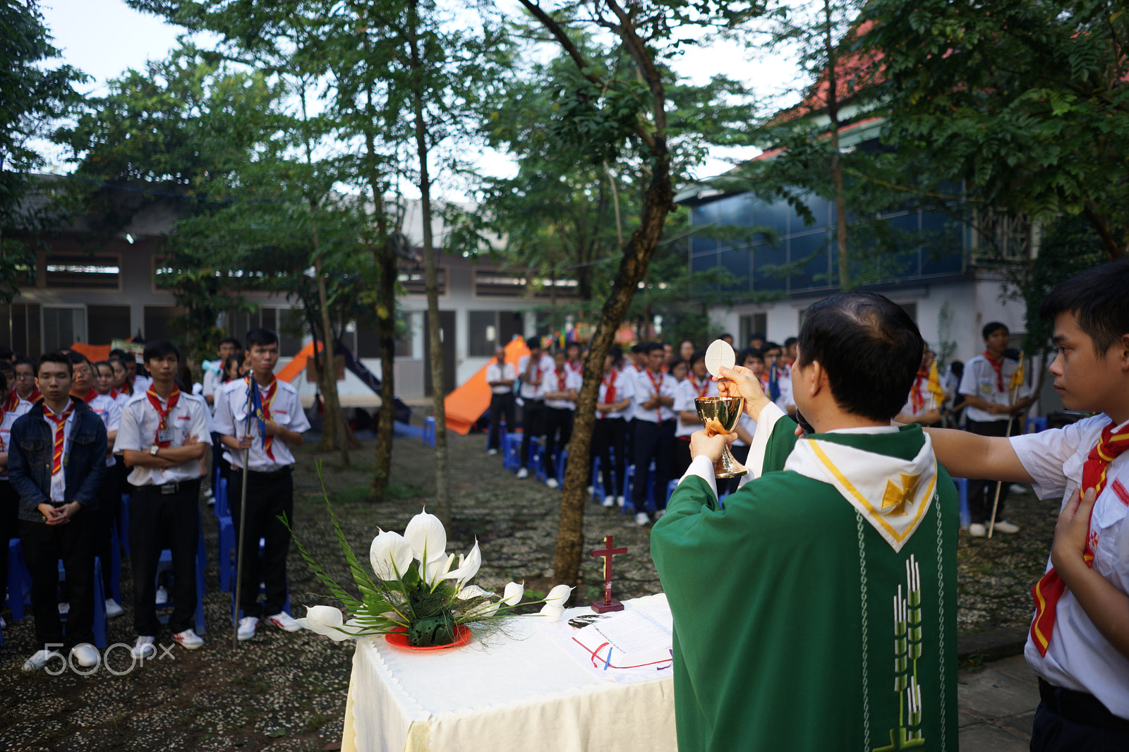 Sony a7 + Sony FE 28mm F2 sample photo. Mass in eym camp photography