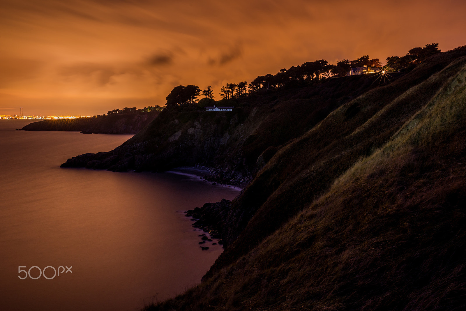 Nikon D800 + Nikon AF Nikkor 35mm F2D sample photo. Highlighted by the town photography