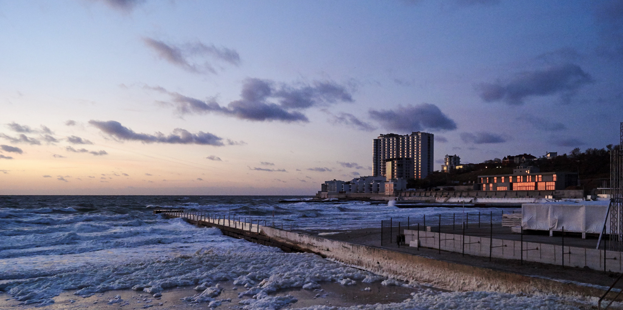 Sony SLT-A37 sample photo. Autumn sea photography