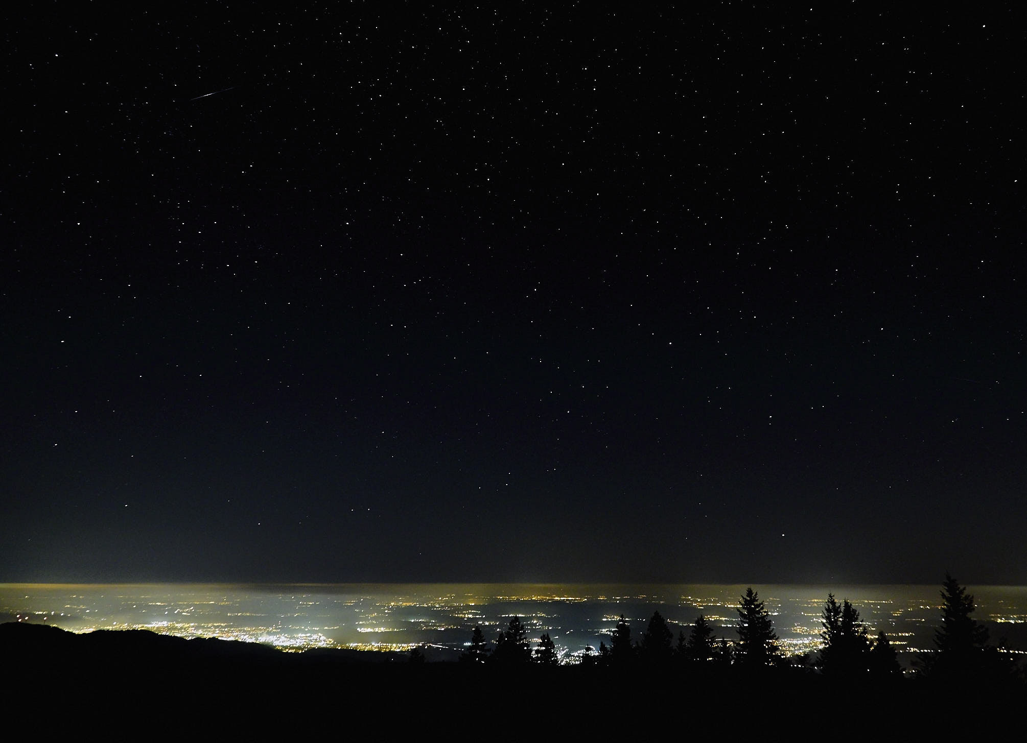 Olympus M.Zuiko Digital ED 7-14mm F2.8 PRO sample photo. Light pollution south germany photography