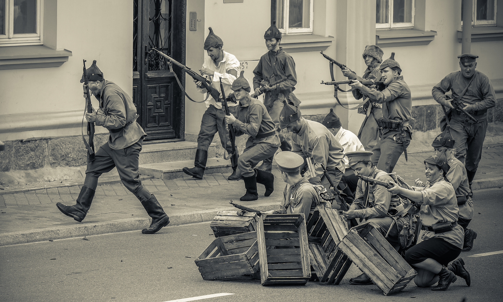 Fujifilm X-A1 + Fujifilm XC 50-230mm F4.5-6.7 OIS sample photo. Bolshevik attacks photography