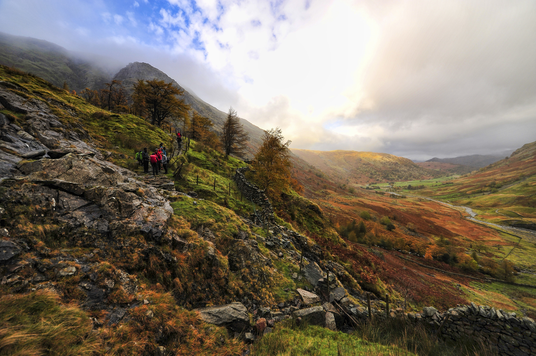 Nikon D700 + Sigma 12-24mm F4.5-5.6 II DG HSM sample photo. Autumn scafell pike photography