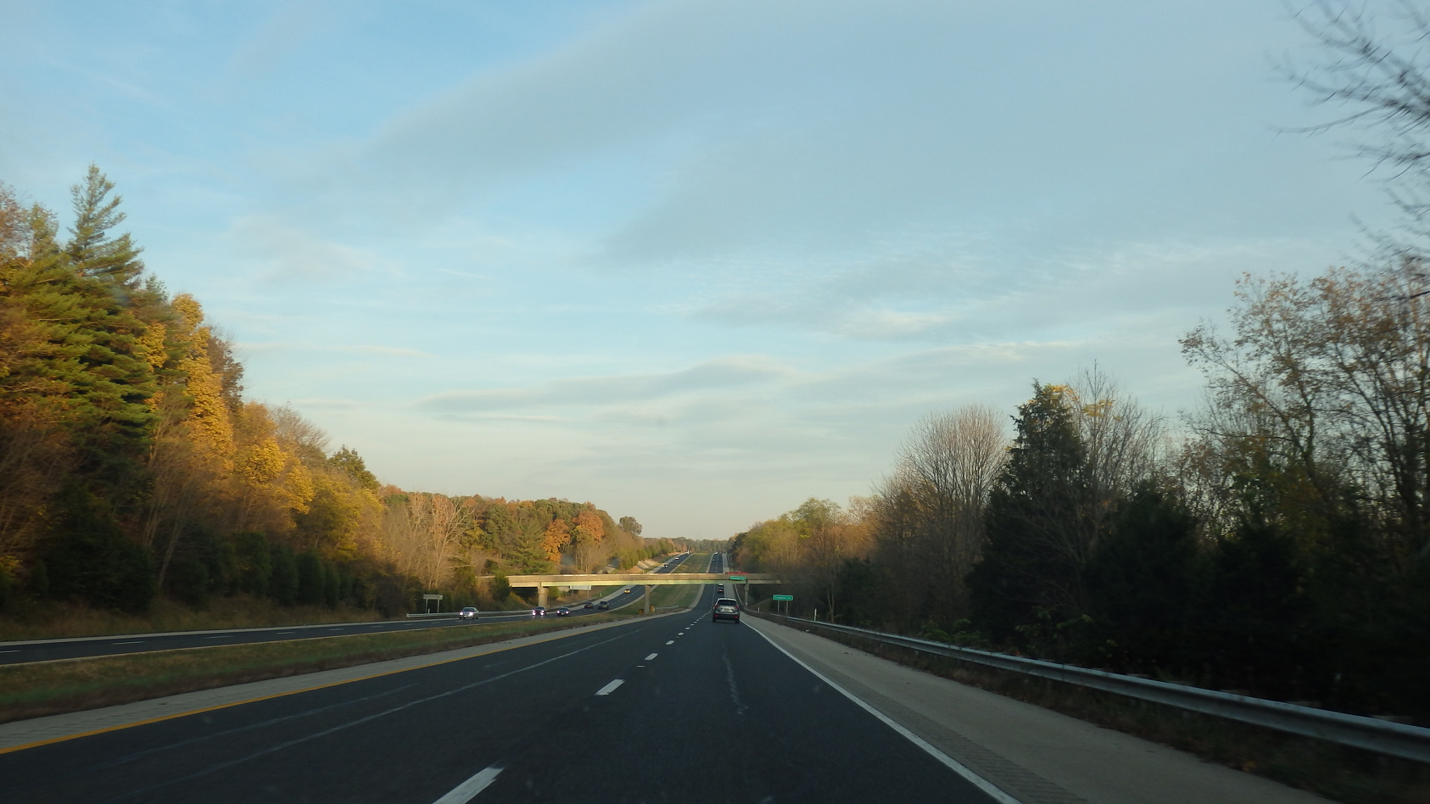 Olympus SZ-16,DZ-105 sample photo. Sunset on highway photography