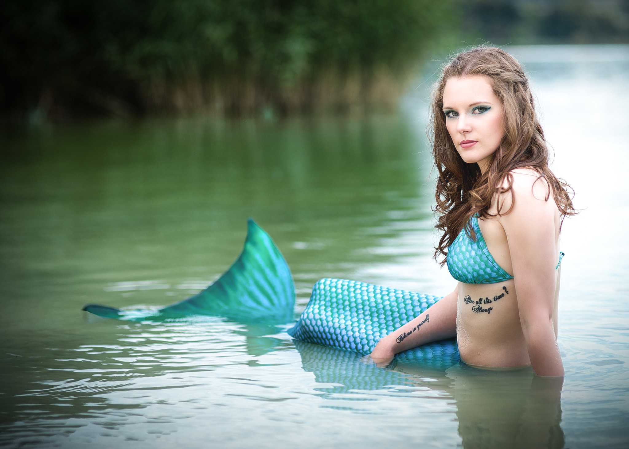 Sony a99 II sample photo. Mermaid photography