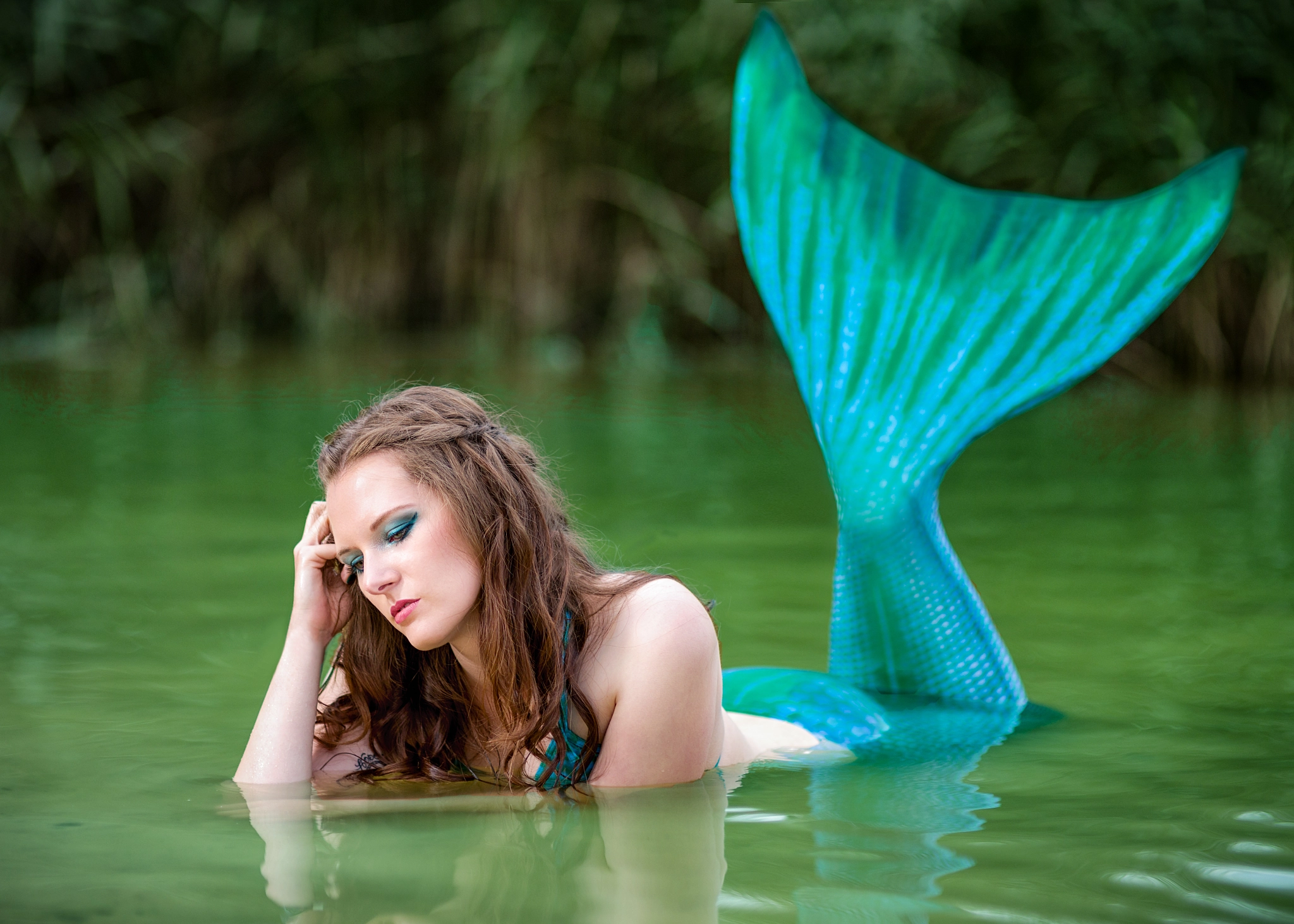 Sony a99 II sample photo. Mermaid photography