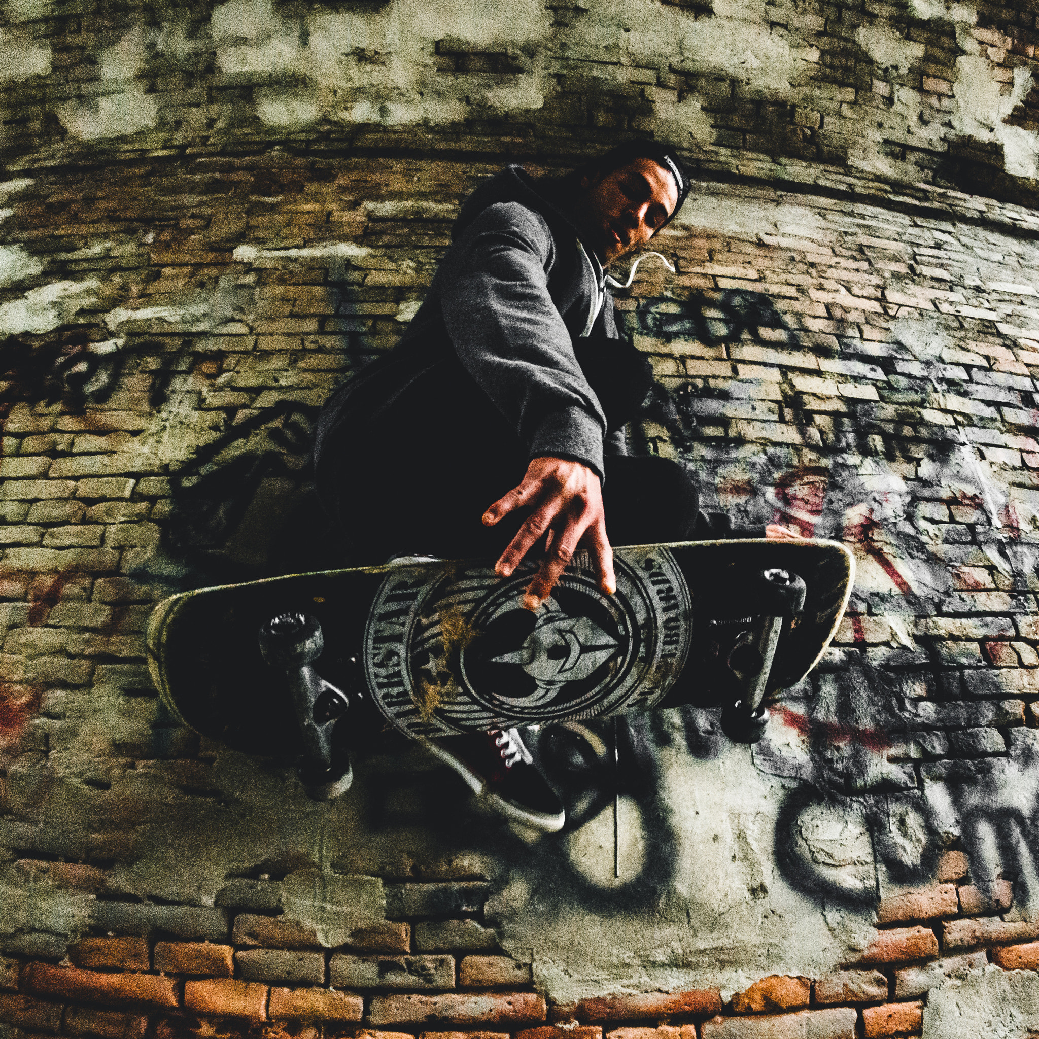 Nikon D7200 + Samyang 8mm F3.5 Aspherical IF MC Fisheye sample photo. Skating photography