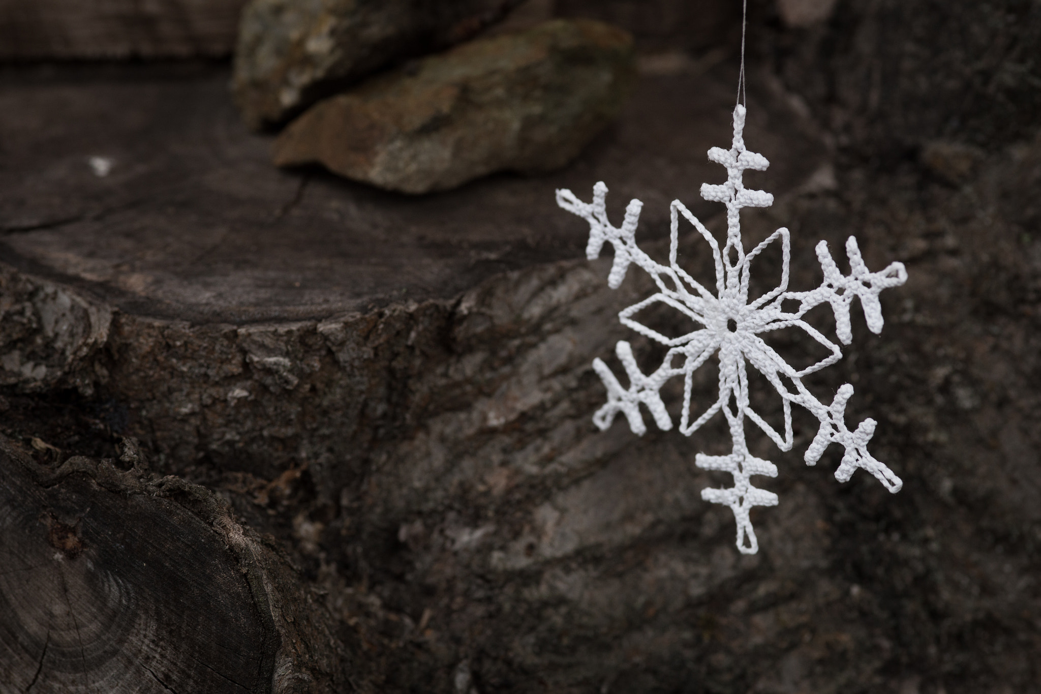 Canon EOS 6D + Sigma 105mm F2.8 EX DG Macro sample photo. Snowflake photography