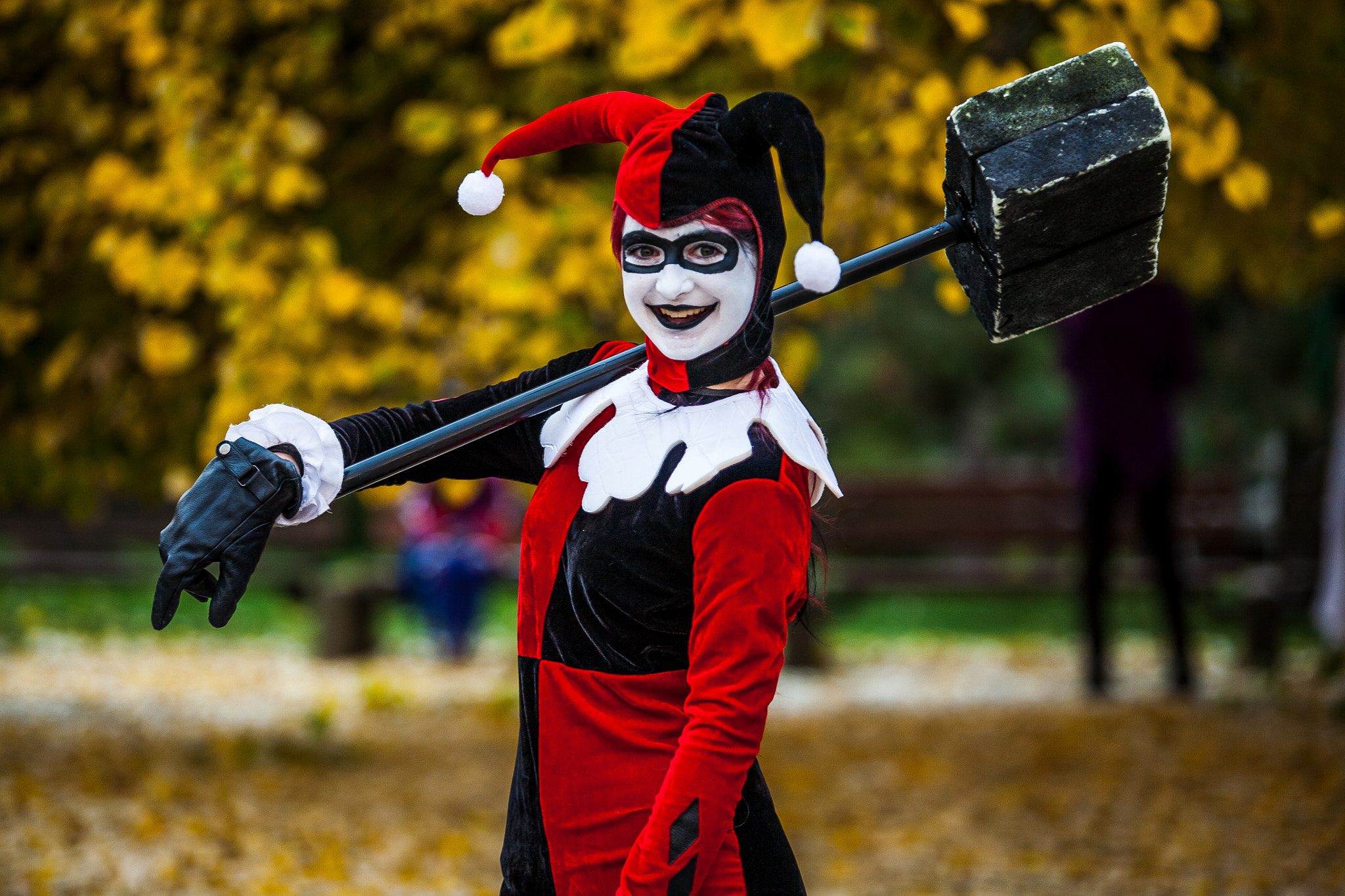Canon EF 70-200mm F2.8L USM sample photo. Harley quinn and joker photography
