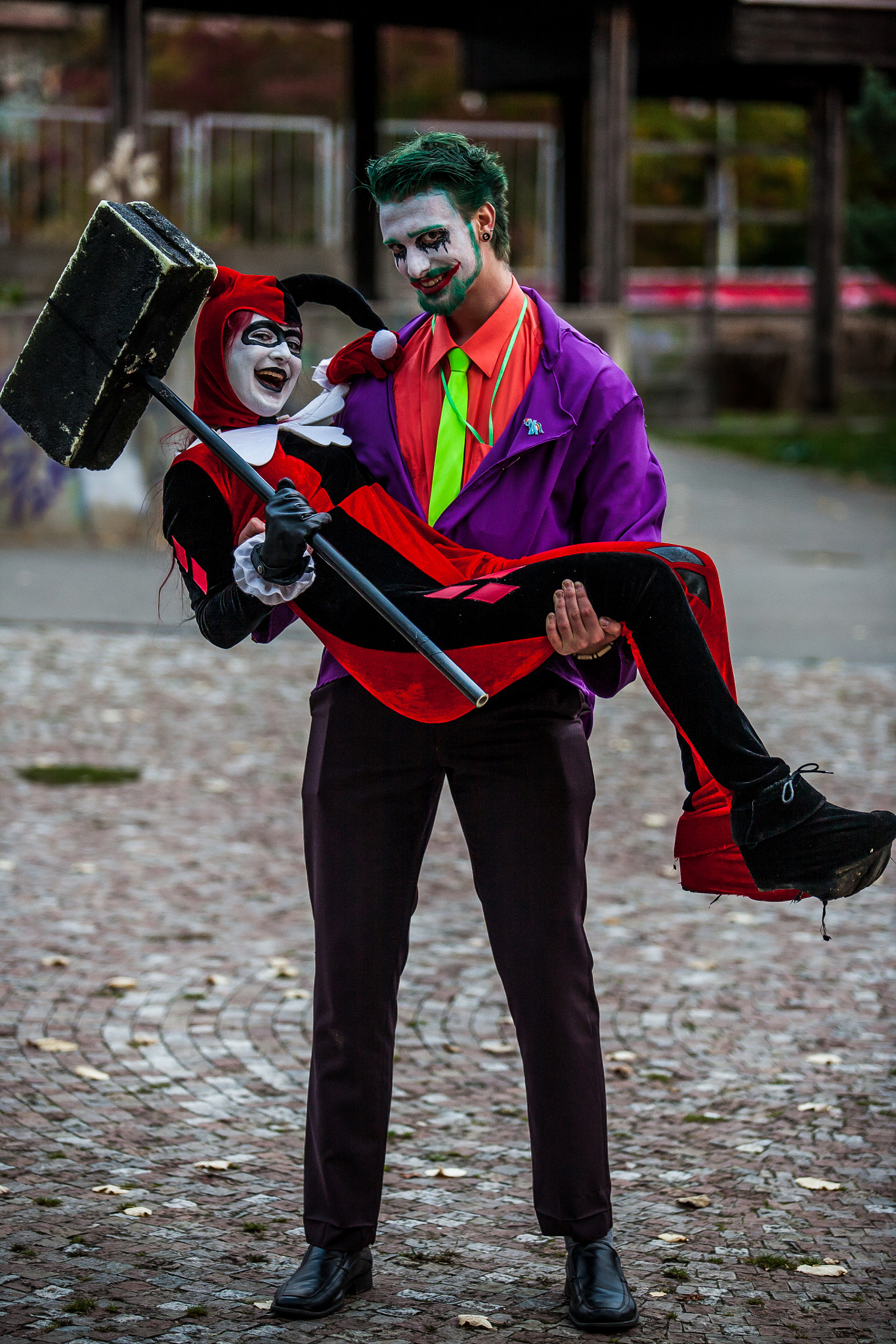 Canon EF 70-200mm F2.8L USM sample photo. Harley quinn and joker photography