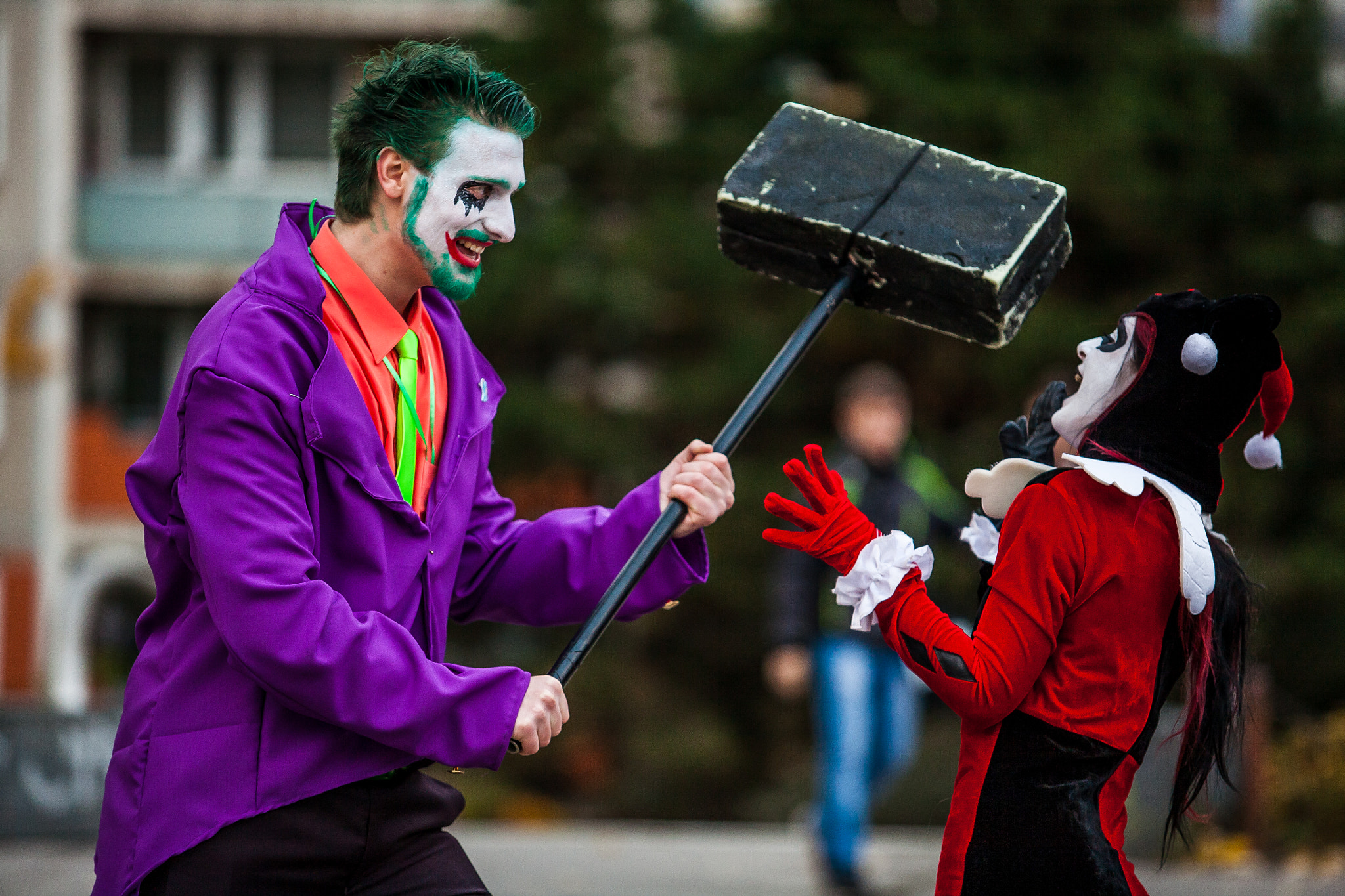 Canon EF 70-200mm F2.8L USM sample photo. Harley quinn and joker photography