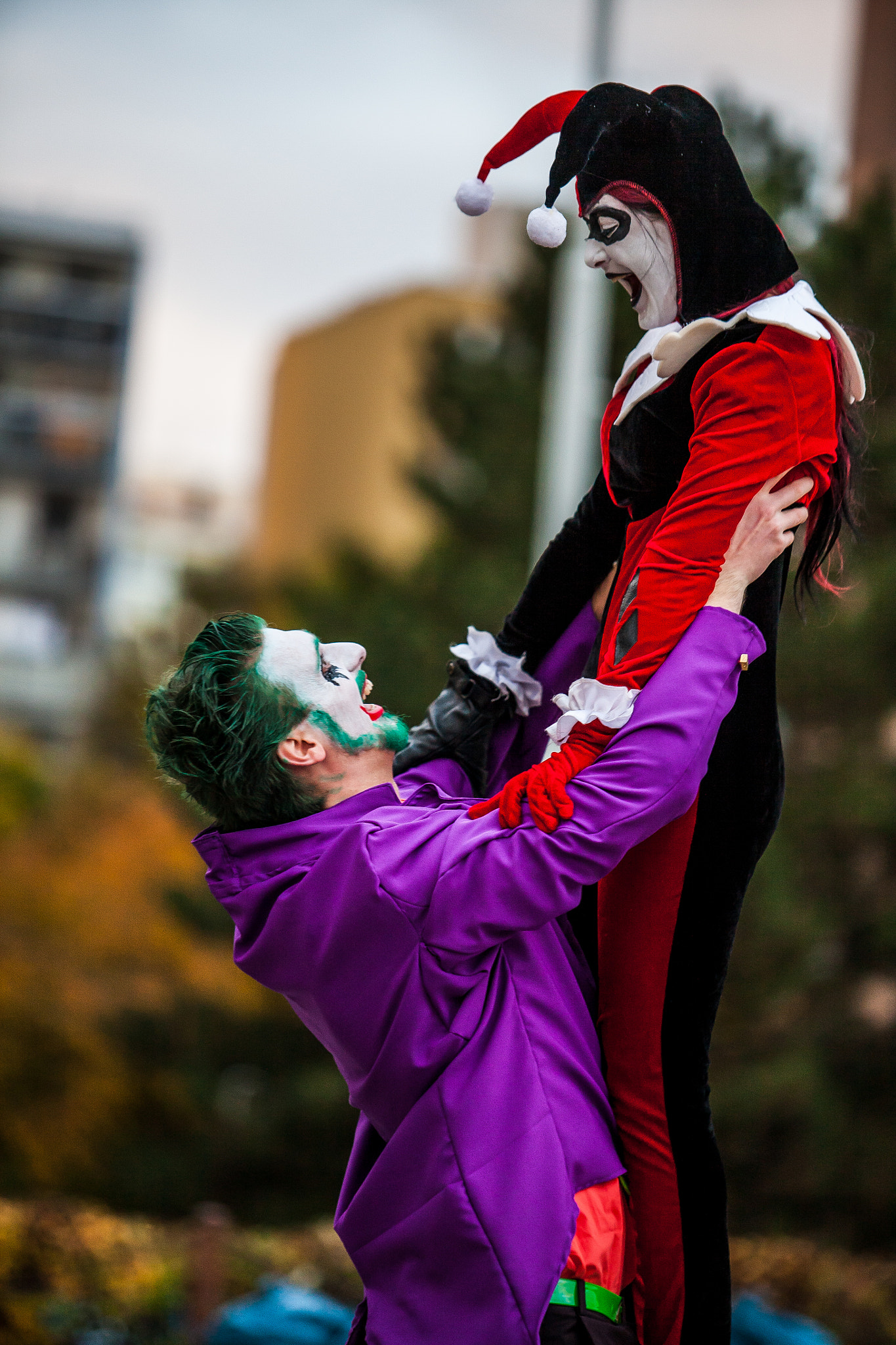 Canon EF 70-200mm F2.8L USM sample photo. Harley quinn and joker photography