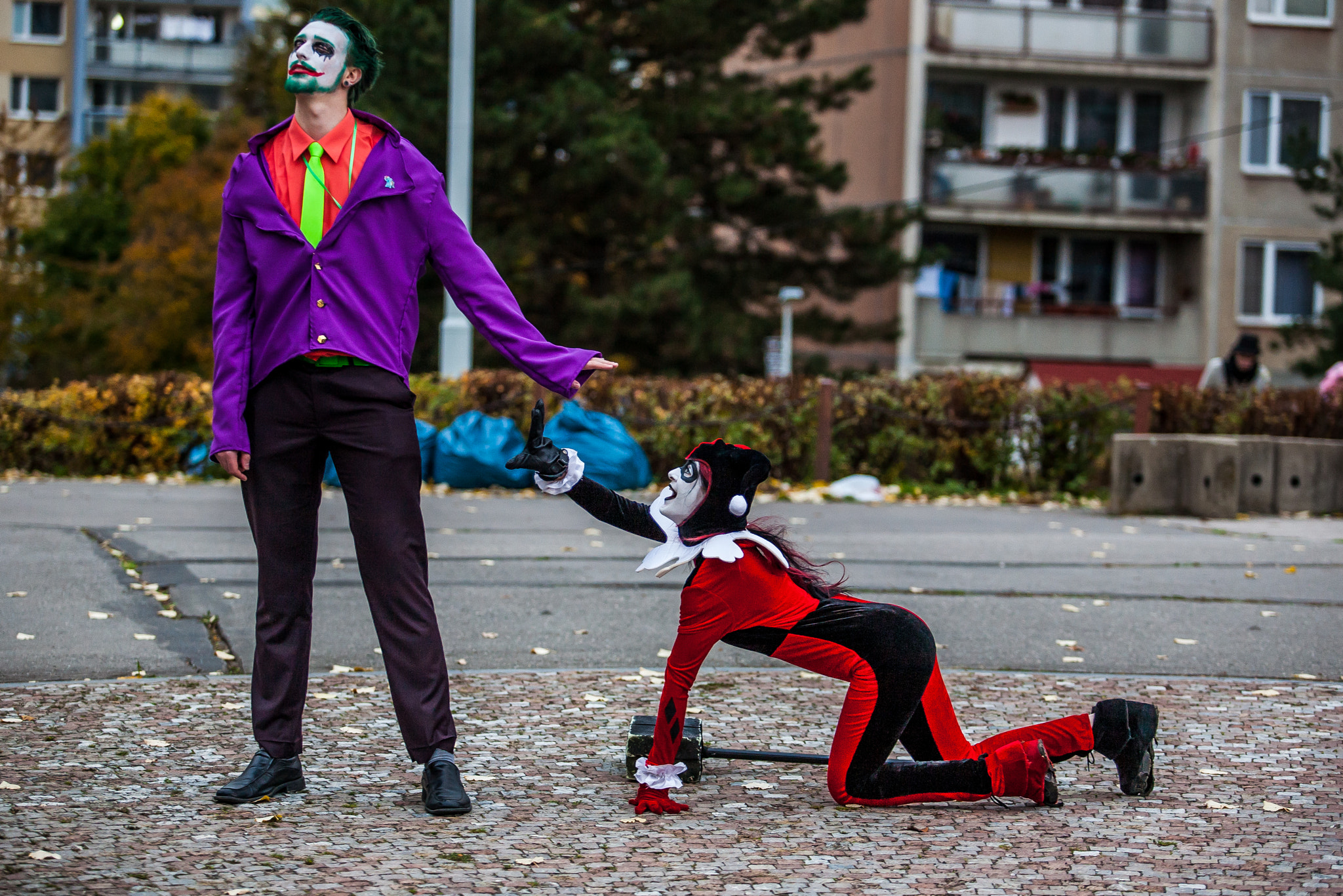 Canon EF 70-200mm F2.8L USM sample photo. Harley quinn and joker photography