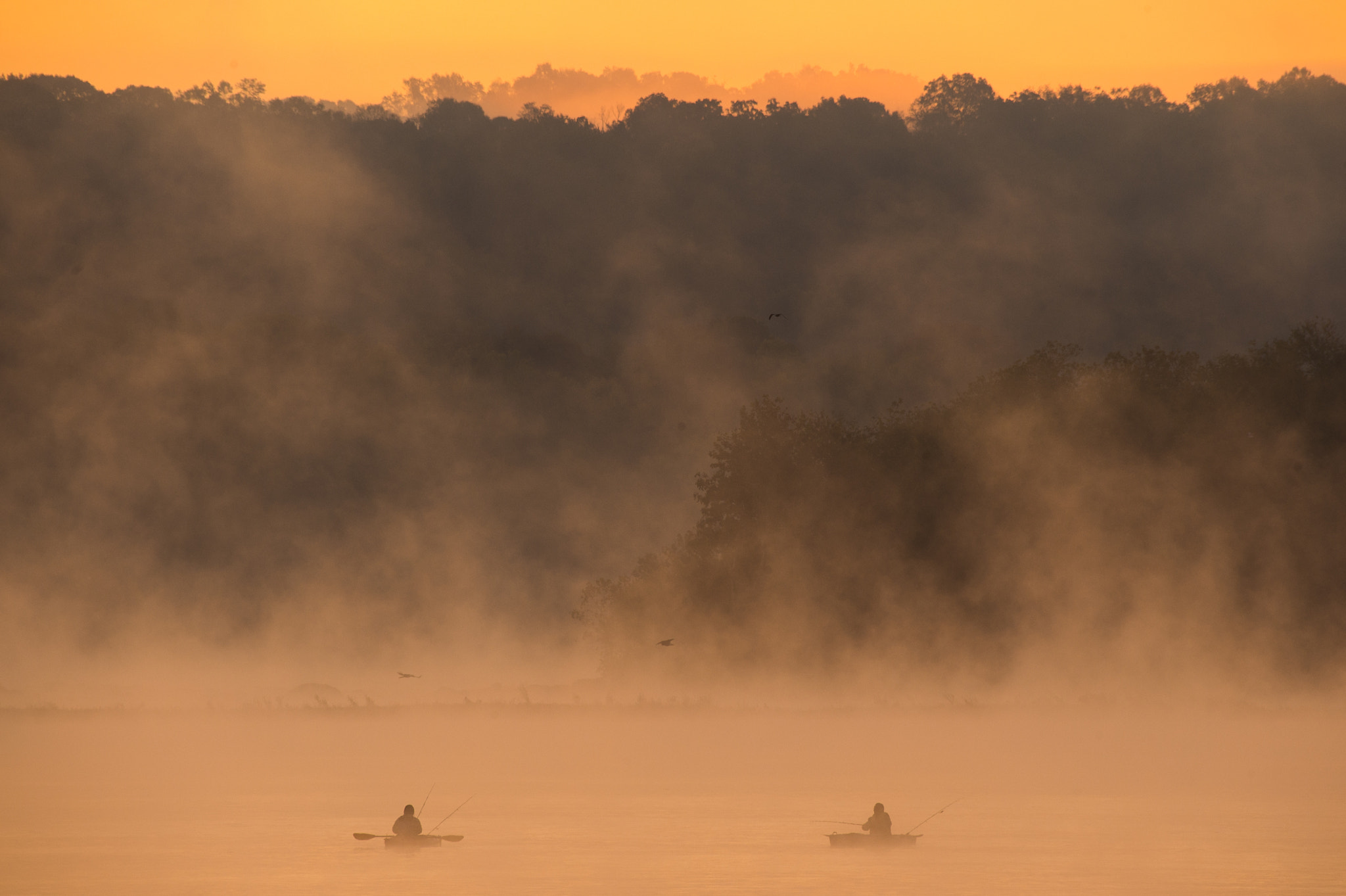 Nikon AF-S Nikkor 200-500mm F5.6E ED VR sample photo. Morning on the susquehanna river photography