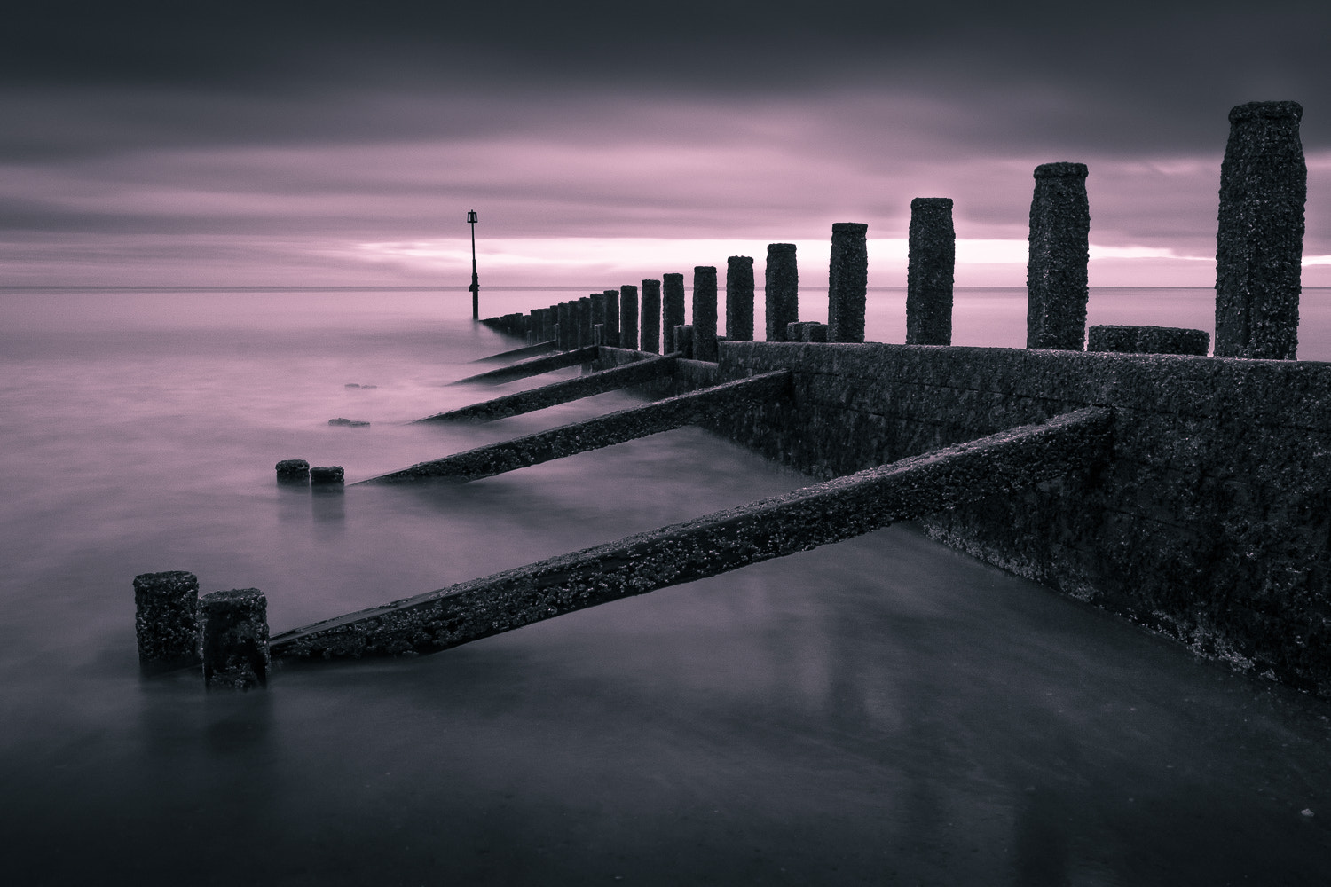 Sigma 10-20mm F4-5.6 EX DC HSM sample photo. Weathered groyne (colour) photography