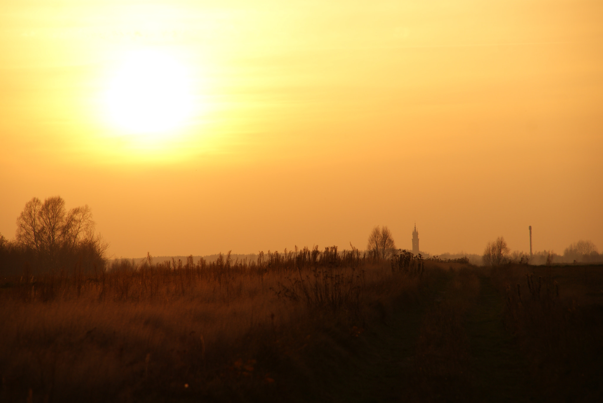 Sony Alpha DSLR-A200 + Sigma 18-200mm F3.5-6.3 DC sample photo. Zachód photography
