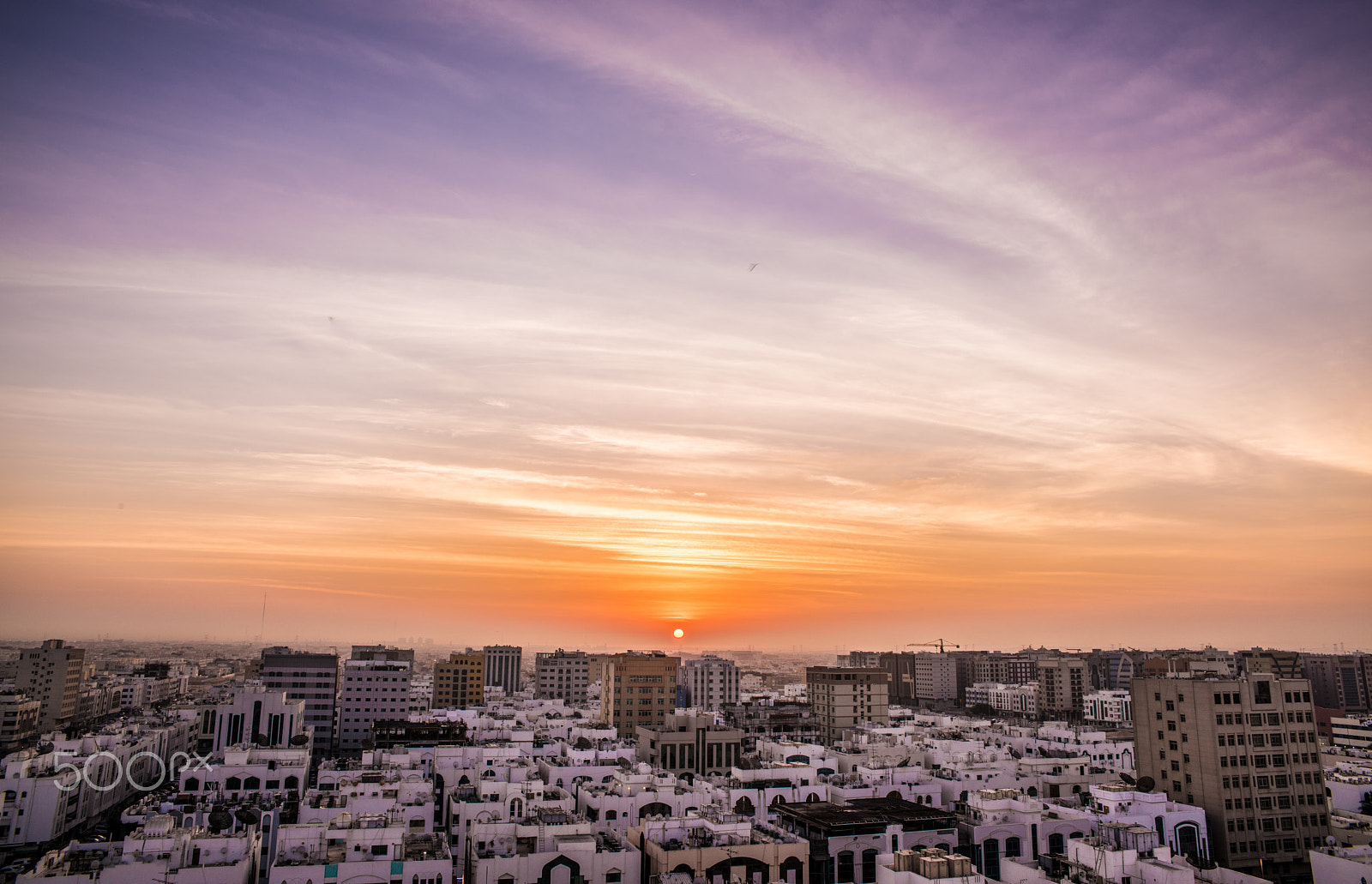 Sigma 24-70mm F2.8 EX DG HSM sample photo. Sunrise with cityscape photography