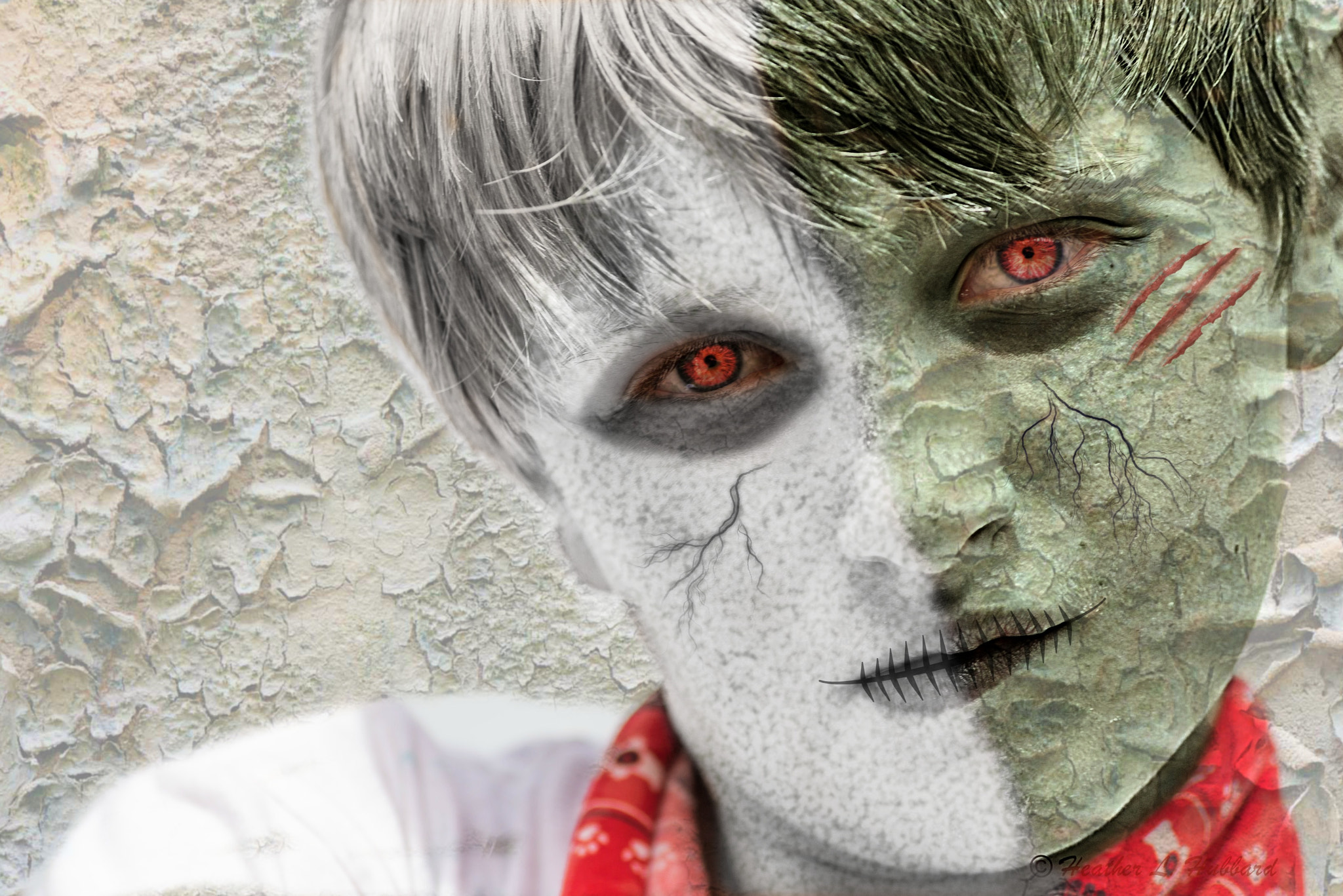 Sigma 70-300mm F4-5.6 APO DG Macro sample photo. My zombie photography