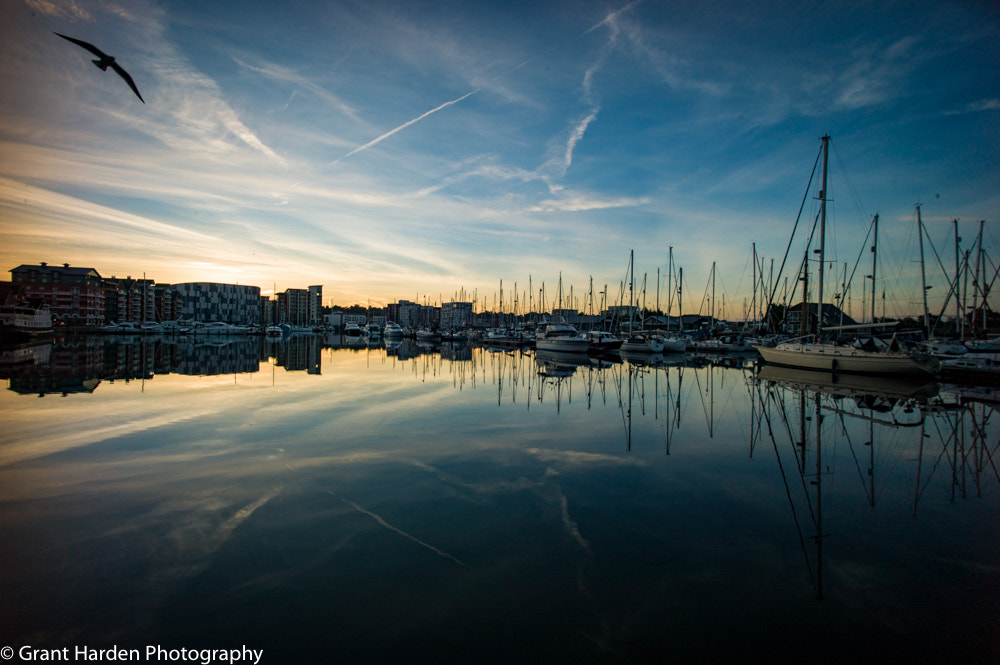 Elmarit-M 21mm f/2.8 sample photo. Orwel marina morning photography