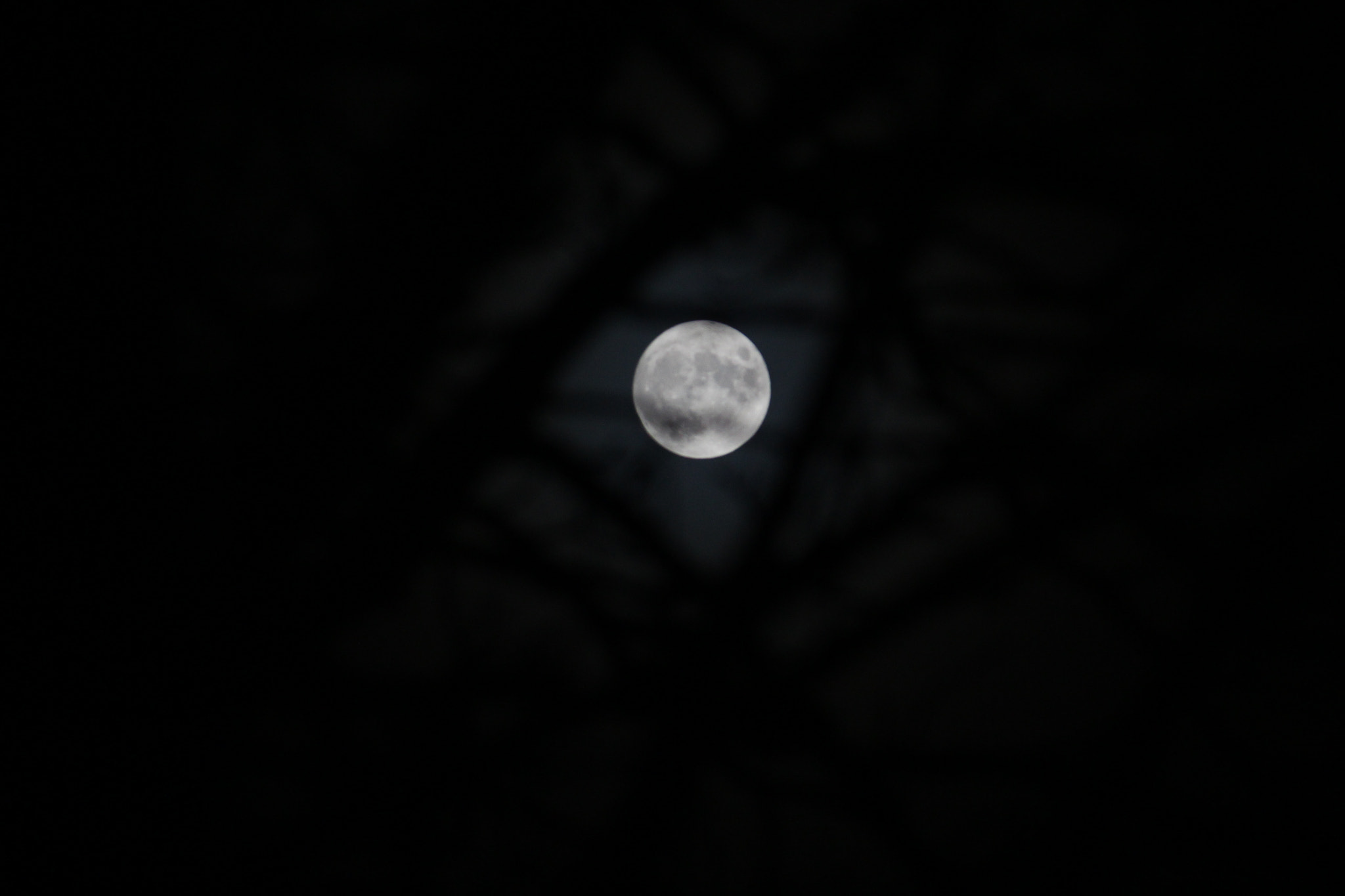 Canon EF-S 55-250mm F4-5.6 IS sample photo. Lines of the moon photography