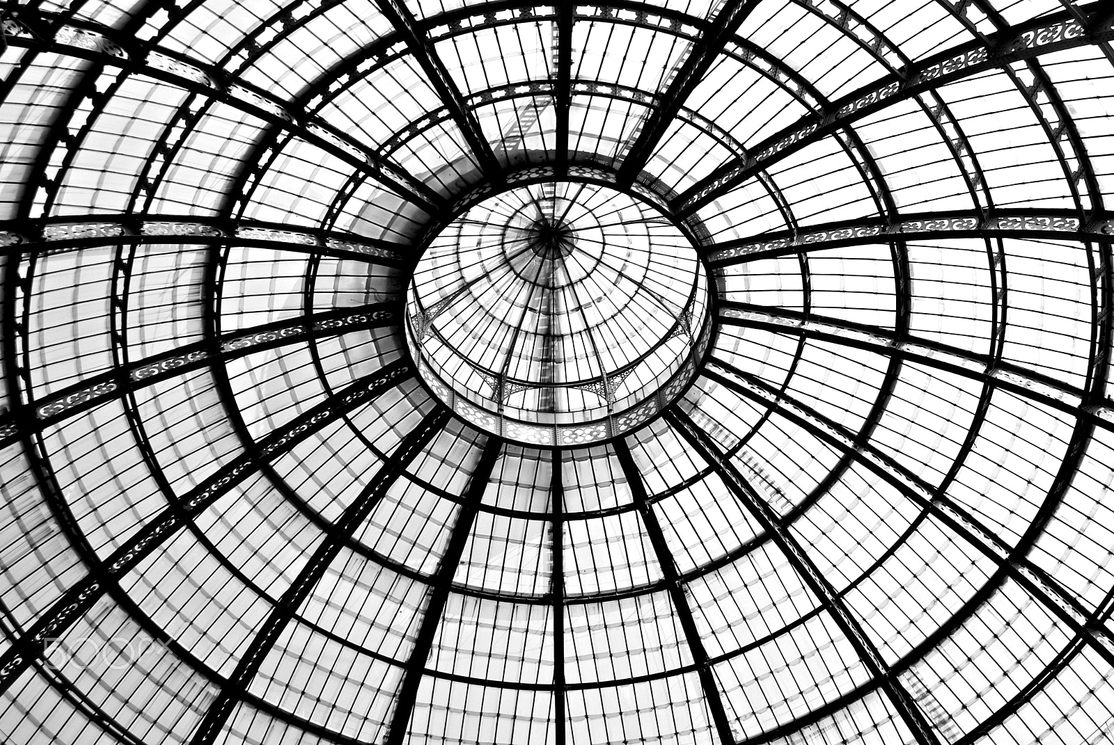 Pentax K10D sample photo. Cupola from galleria vittorio emanuele ii photography