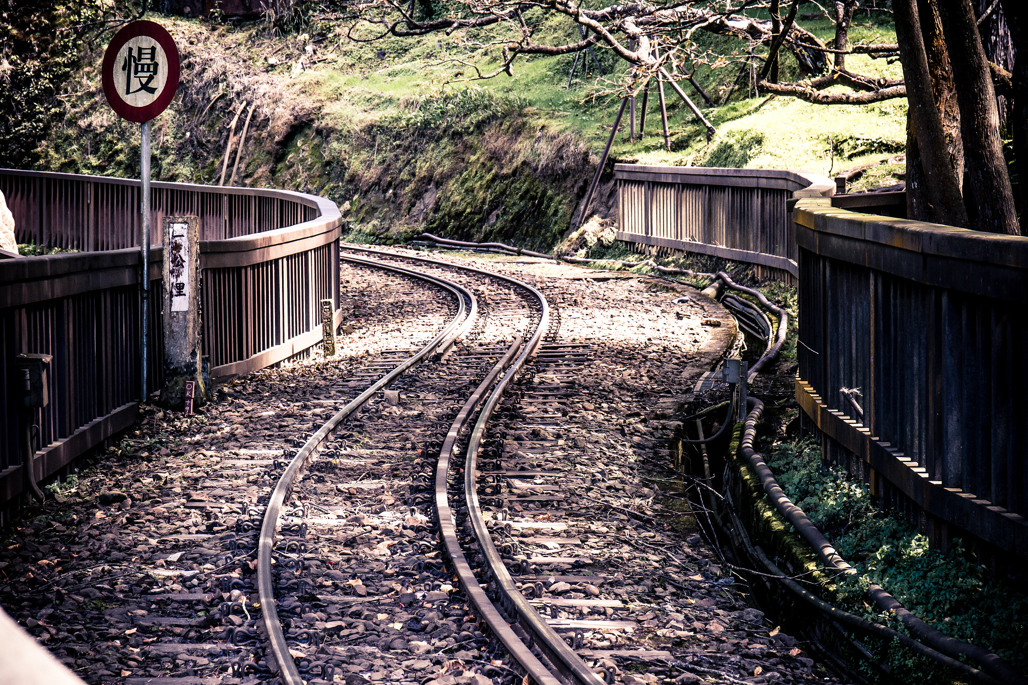 Canon EF 24-70mm F4L IS USM sample photo. Railway photography