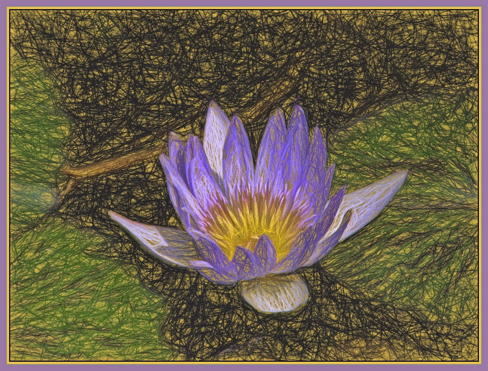 Olympus SP550UZ sample photo. Lotus blossom rough sketch photography