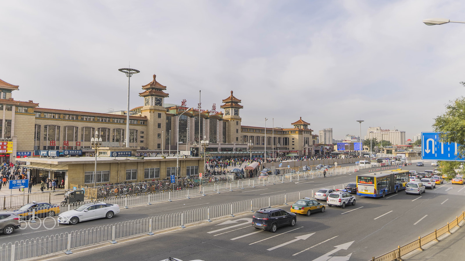 Sigma 24mm F1.4 DG HSM Art sample photo. Beijing railway station photography