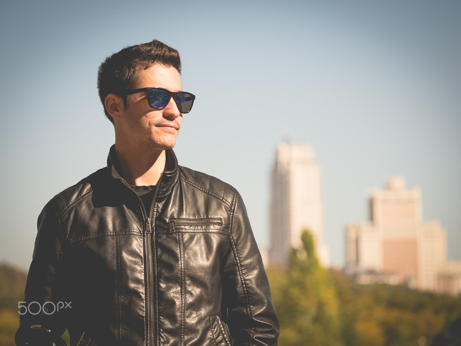 Panasonic Lumix DMC-GH3 sample photo. Modern handsome young man in madrid photography